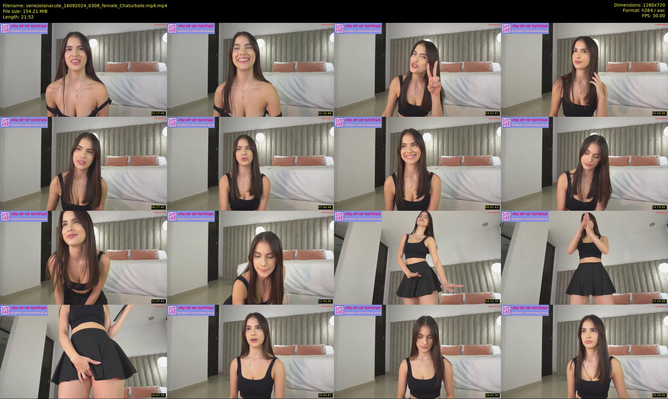 venezolanacute — 22 minute Chaturbate female cam show recording, 720p, Sep 16, 2024