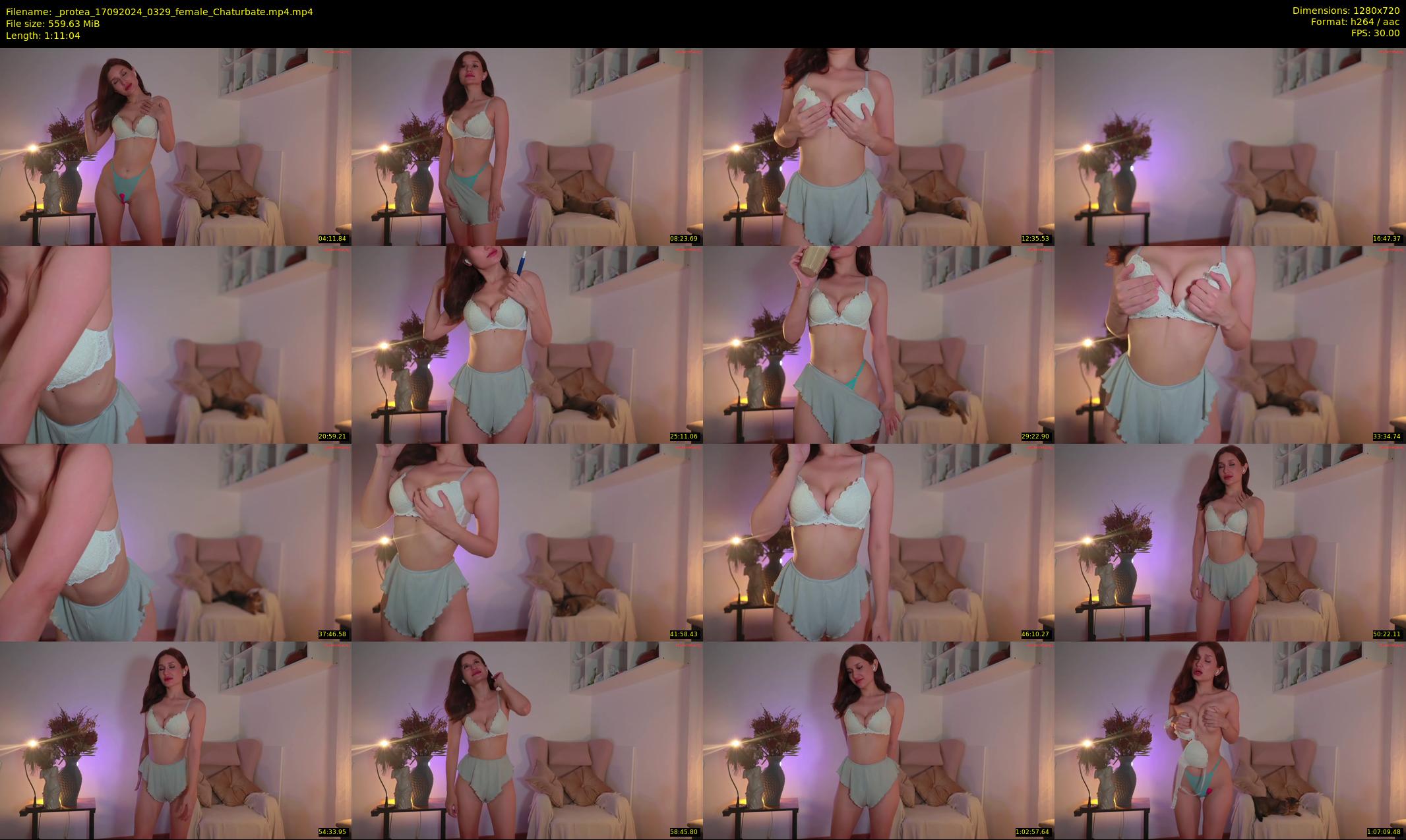 _protea — 72 minute Chaturbate female cam show recording, 720p, Sep 17, 2024
