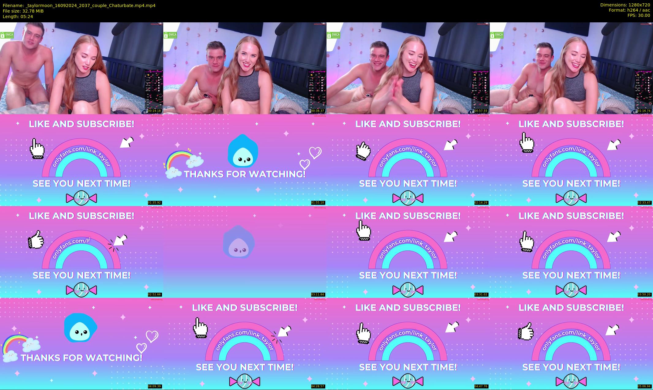 _taylormoon — 6 minute Chaturbate female cam show recording, 720p, Sep 16, 2024