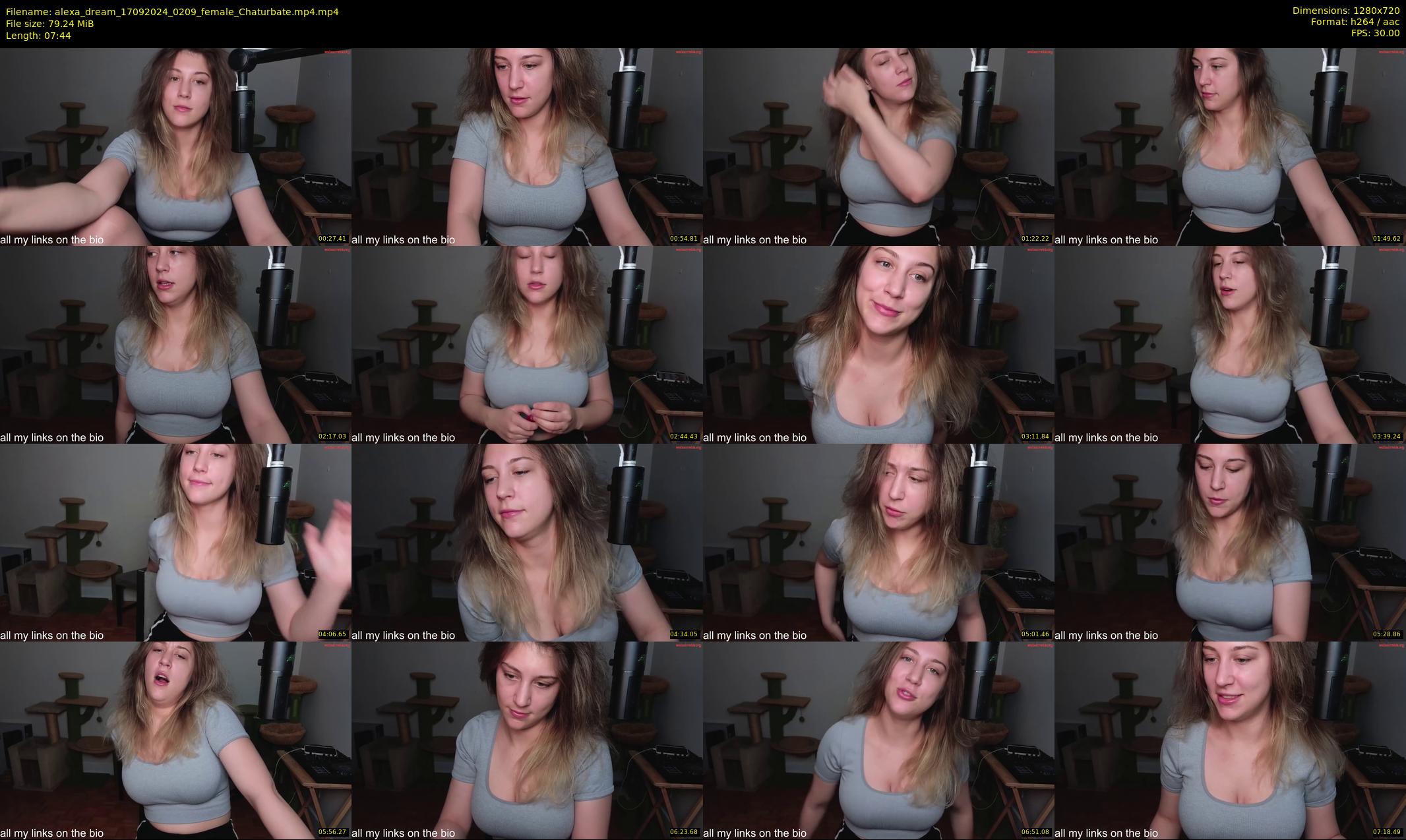 alexa_dream — 8 minute Chaturbate female cam show recording, 720p, Sep 17, 2024