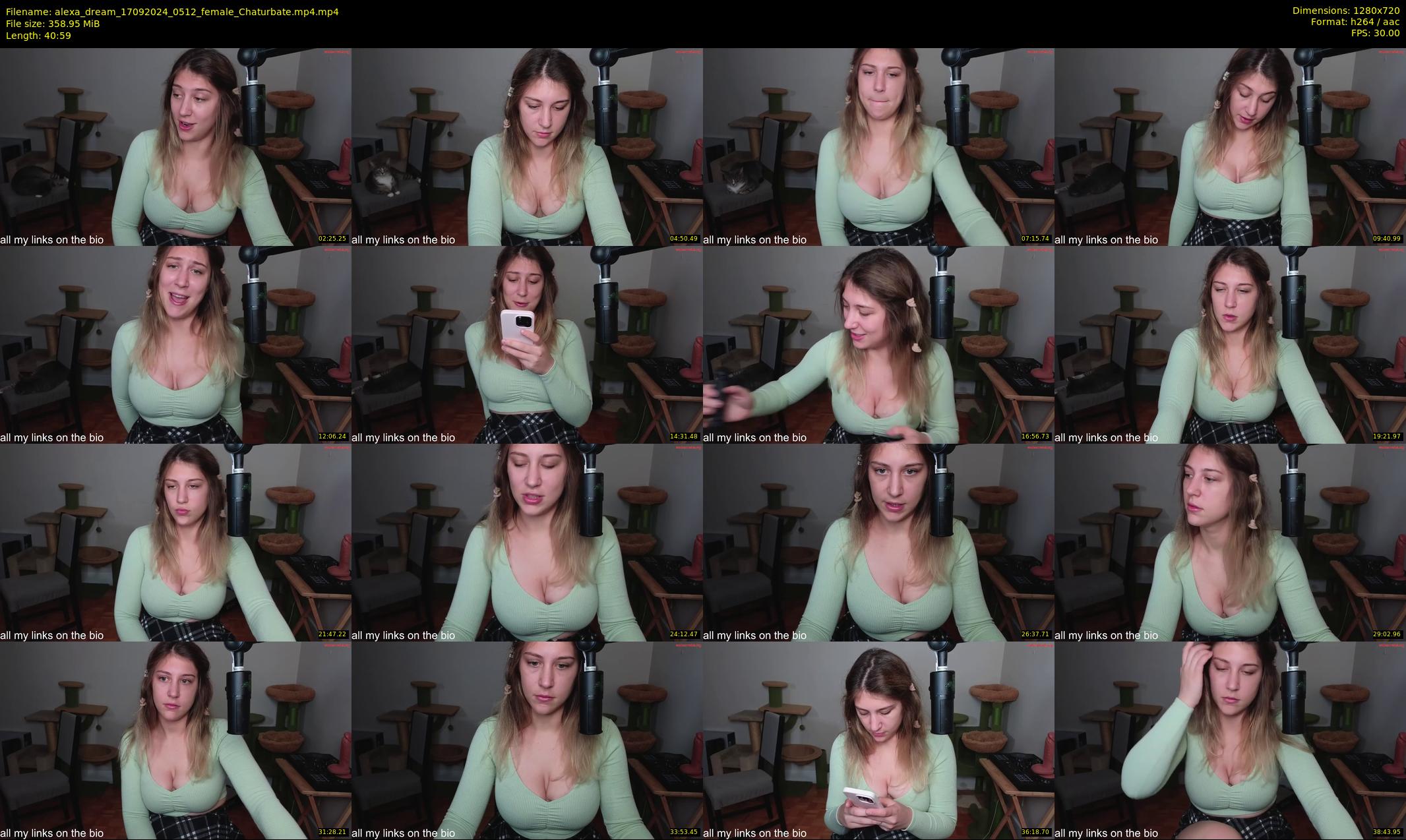 alexa_dream — 41 minute Chaturbate female cam show recording, 720p, Sep 17, 2024