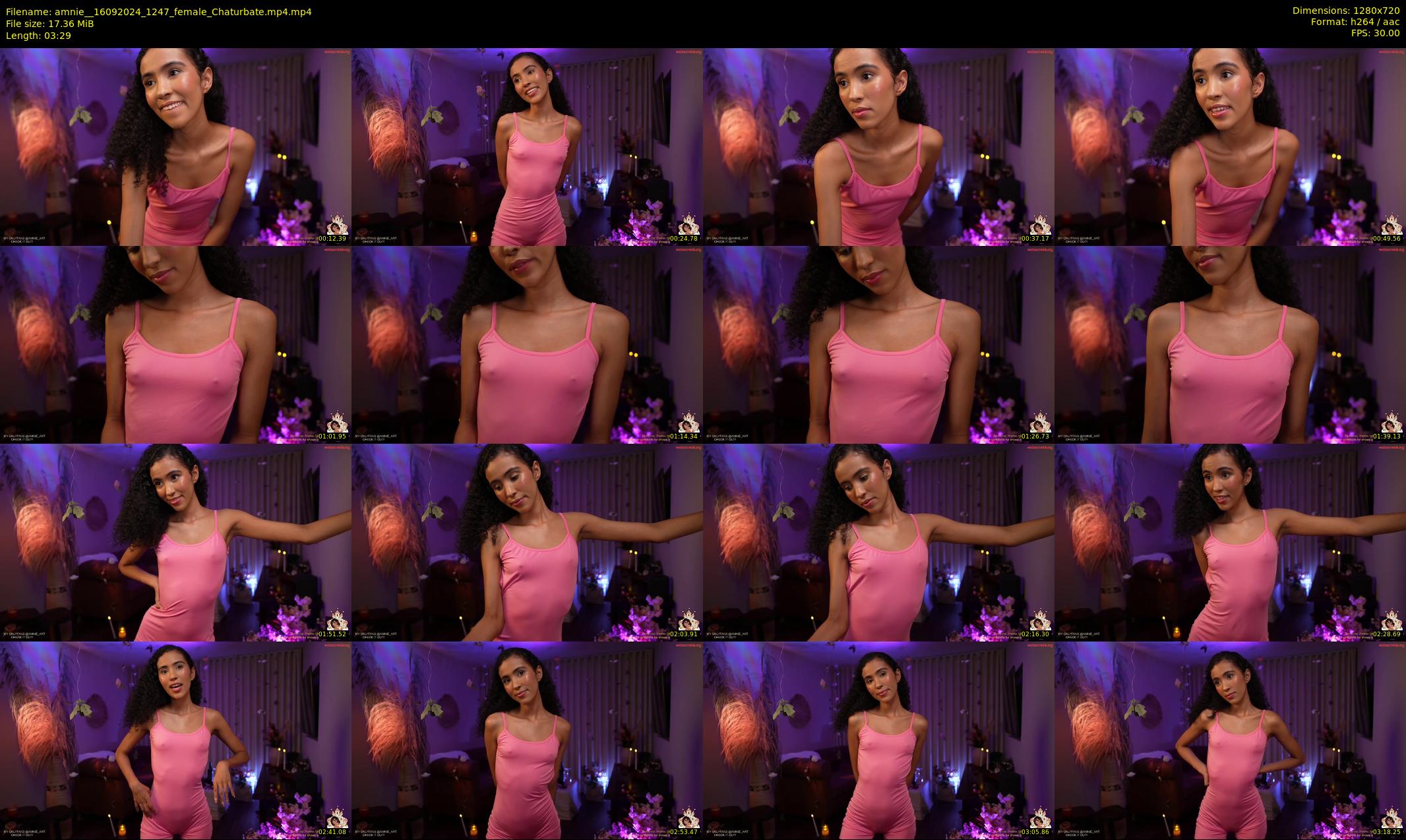 amnie_ — 4 minute Chaturbate female cam show recording, 720p, Sep 16, 2024