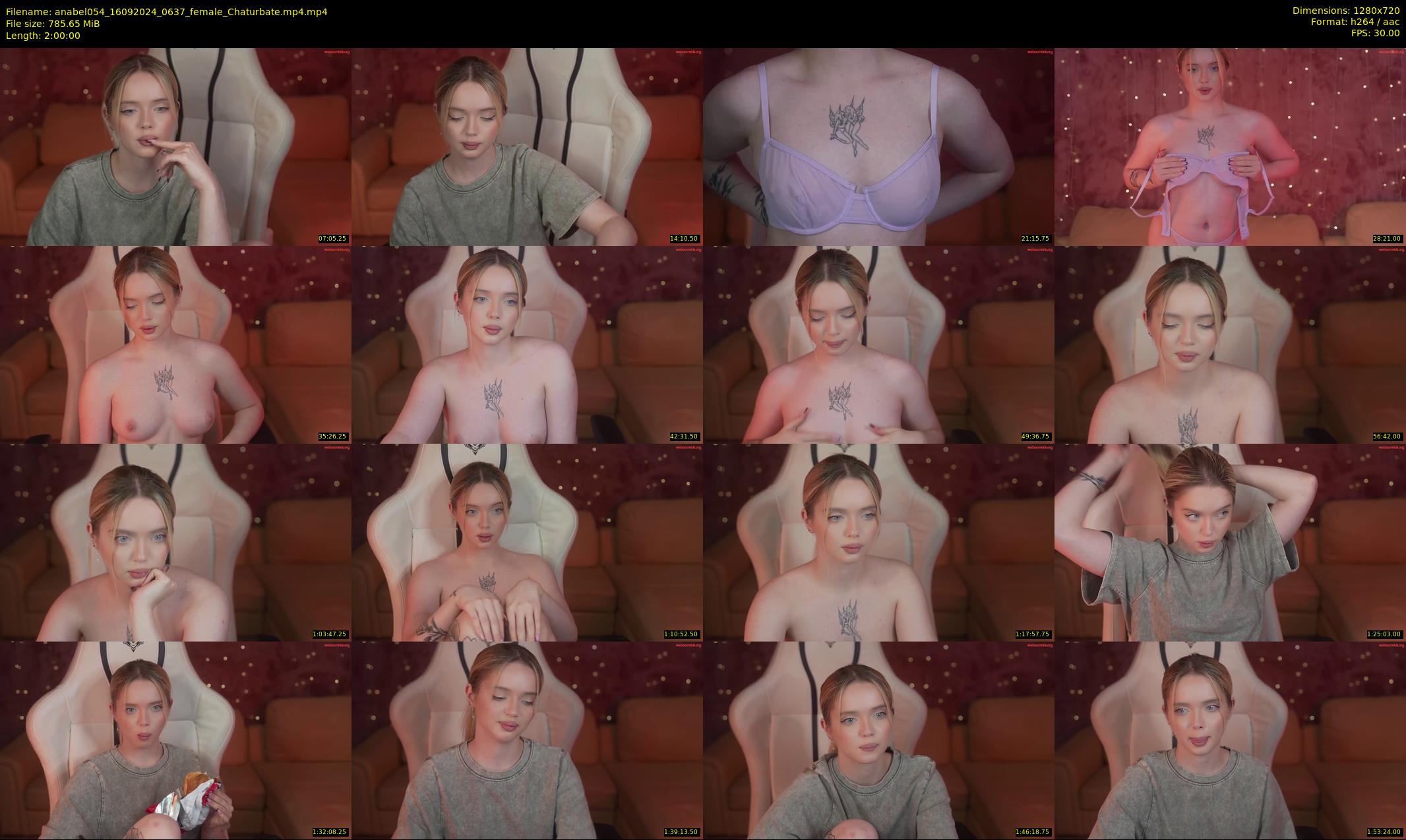 anabel054 — 120 minute Chaturbate female cam show recording, 720p, Sep 16, 2024