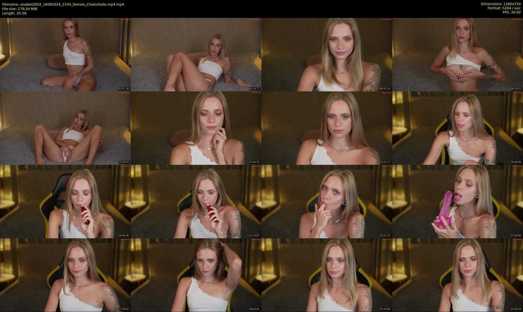anabel2054 — 36 minute Chaturbate female cam show recording, 720p, Sep 16, 2024