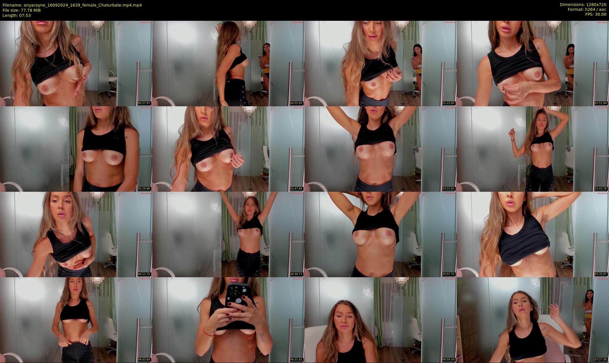 anyarayne — 8 minute Chaturbate female cam show recording, 720p, Sep 16, 2024