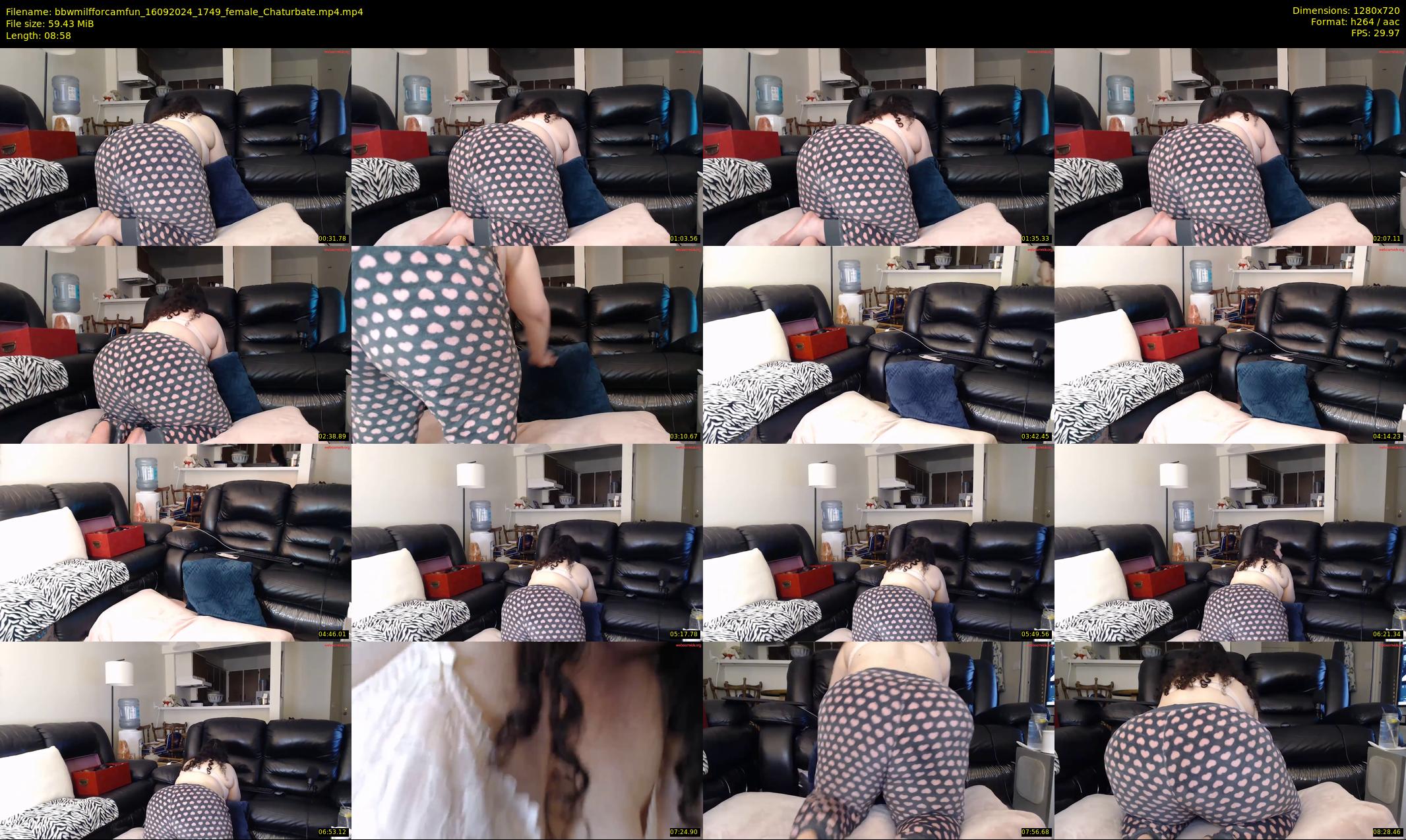 bbwmilfforcamfun — 9 minute Chaturbate female cam show recording, 720p, Sep 16, 2024