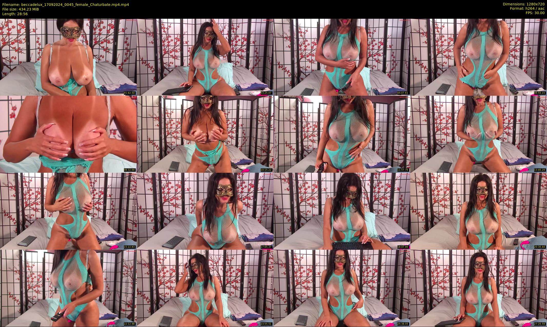 beccadelux — 29 minute Chaturbate female cam show recording, 720p, Sep 17, 2024