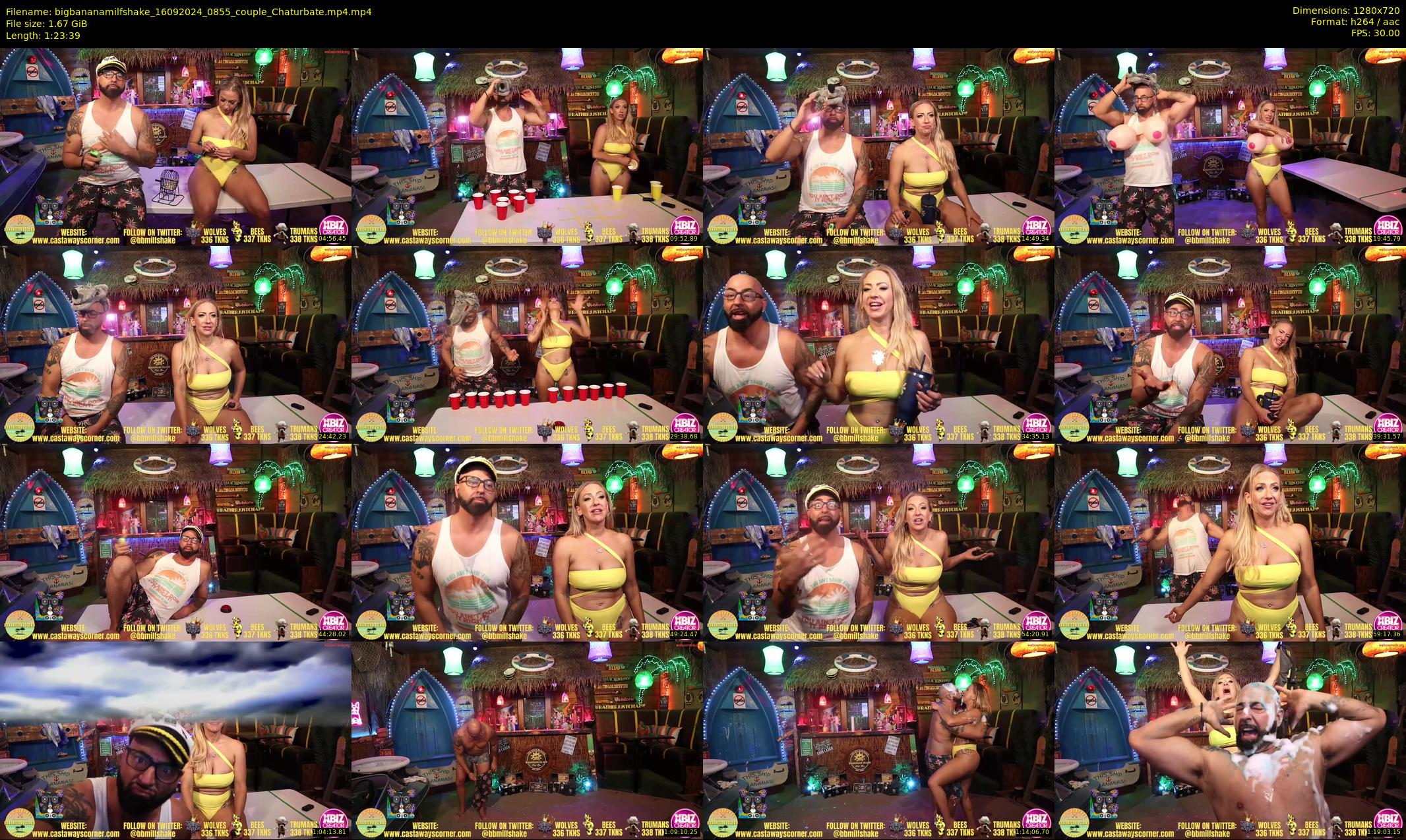 bigbananamilfshake — 84 minute Chaturbate couple cam show recording, 720p, Sep 16, 2024