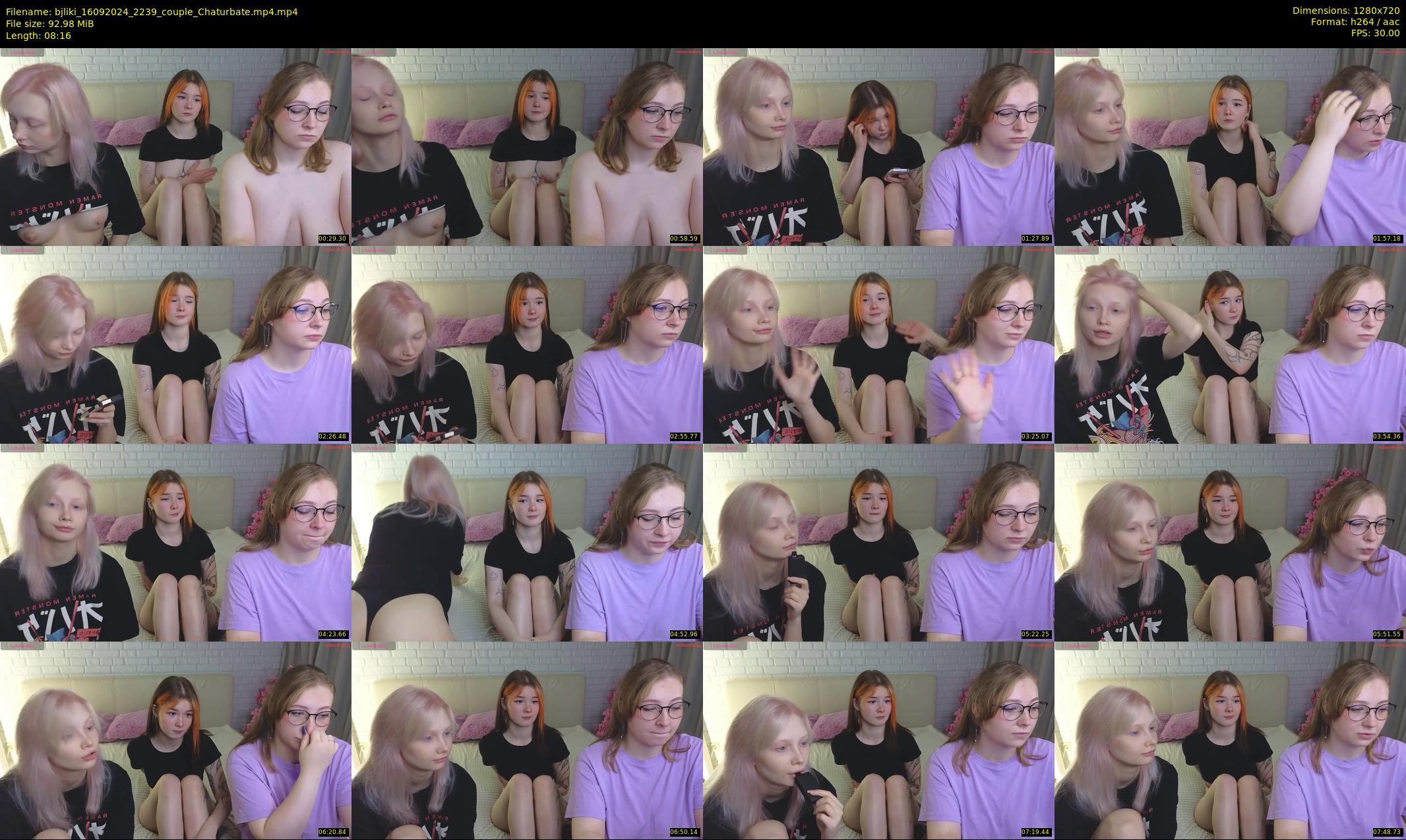 bjliki — 9 minute Chaturbate couple cam show recording, 720p, Sep 16, 2024