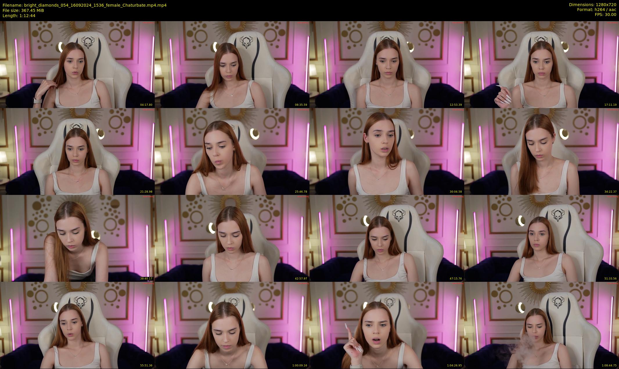 bright_diamonds_054 — 73 minute Chaturbate couple cam show recording, 720p, Sep 16, 2024