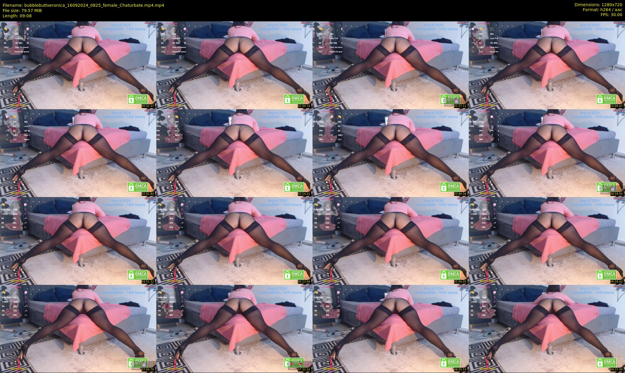 bubblebuttveronica — 10 minute Chaturbate female cam show recording, 720p, Sep 16, 2024