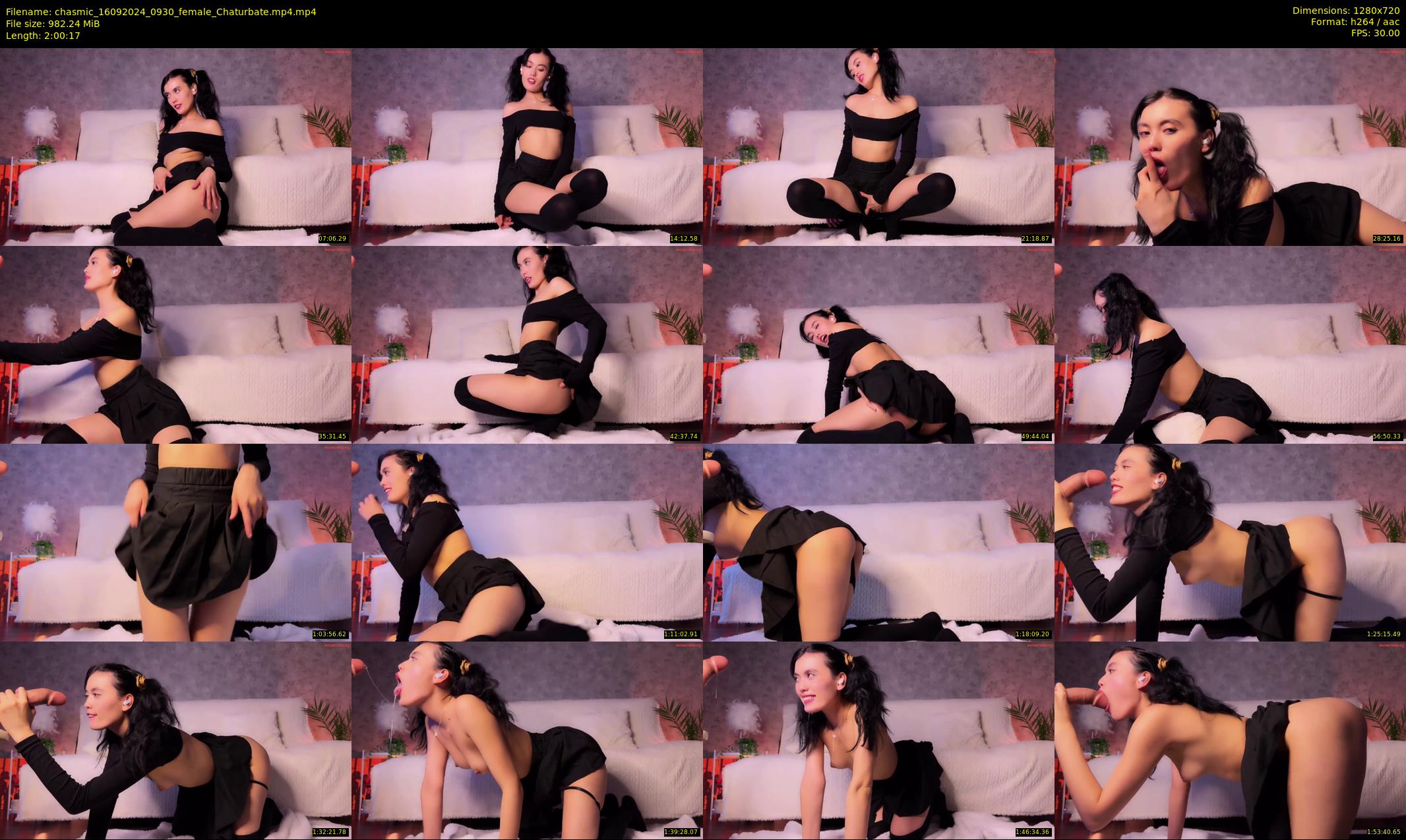chasmic — 121 minute Chaturbate female cam show recording, 720p, Sep 16, 2024