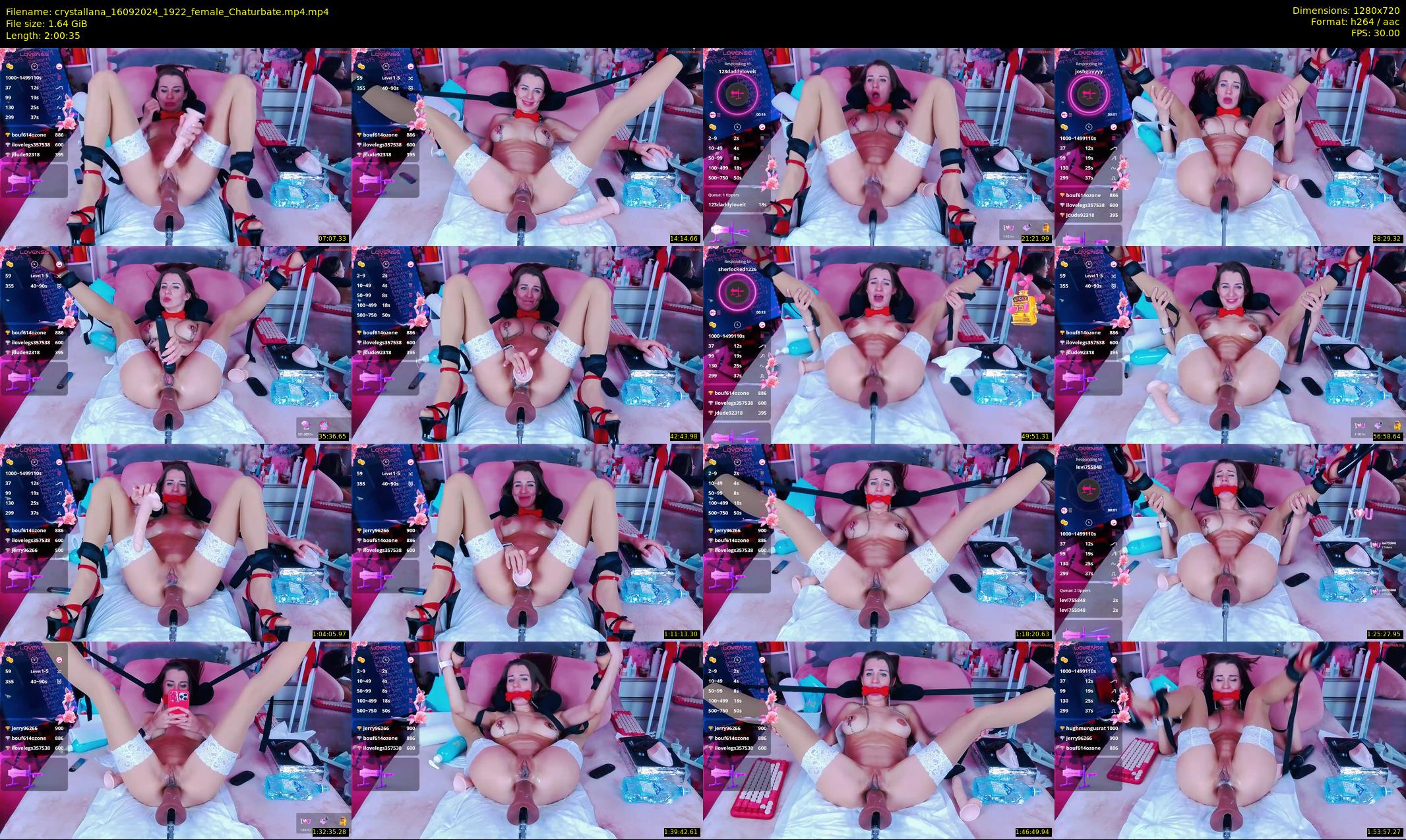 crystallana — 121 minute Chaturbate female cam show recording, 720p, Sep 16, 2024