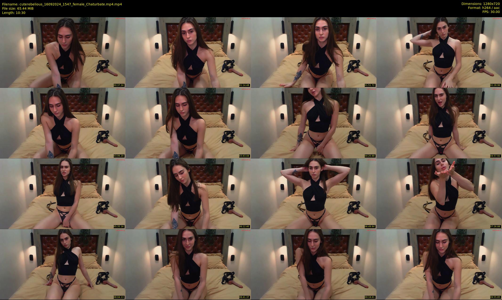 cuterebelious — 11 minute Chaturbate female cam show recording, 720p, Sep 16, 2024