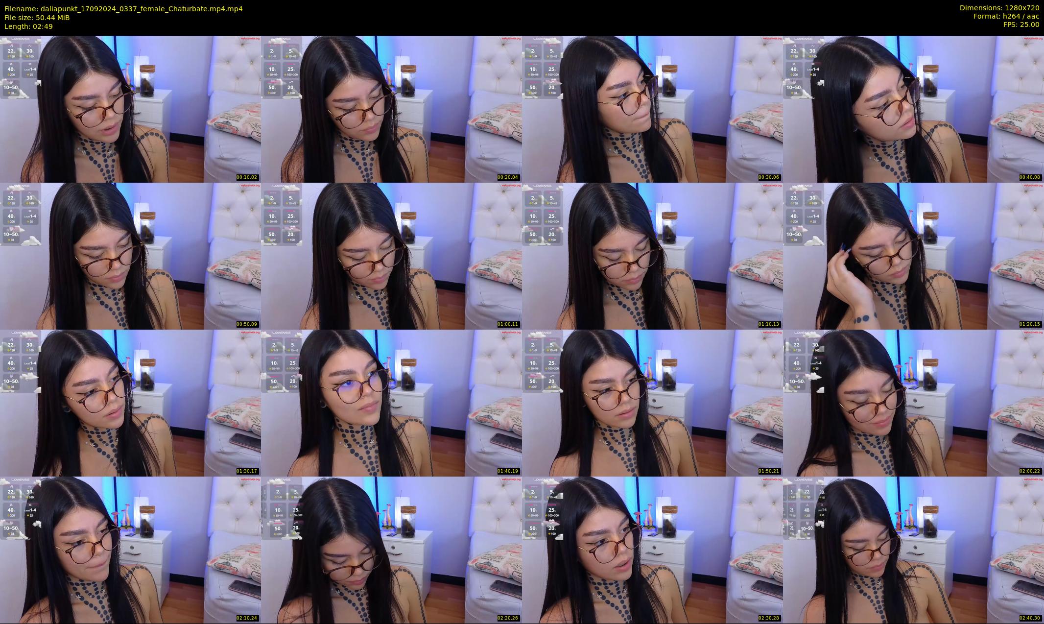 daliapunkt — 3 minute Chaturbate female cam show recording, 720p, Sep 17, 2024