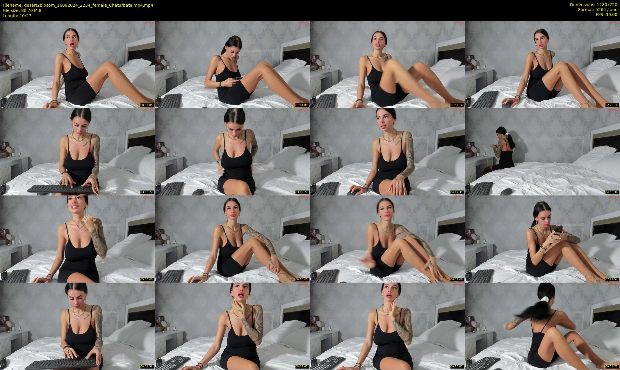 desert2blosom — 11 minute Chaturbate female cam show recording, 720p, Sep 16, 2024