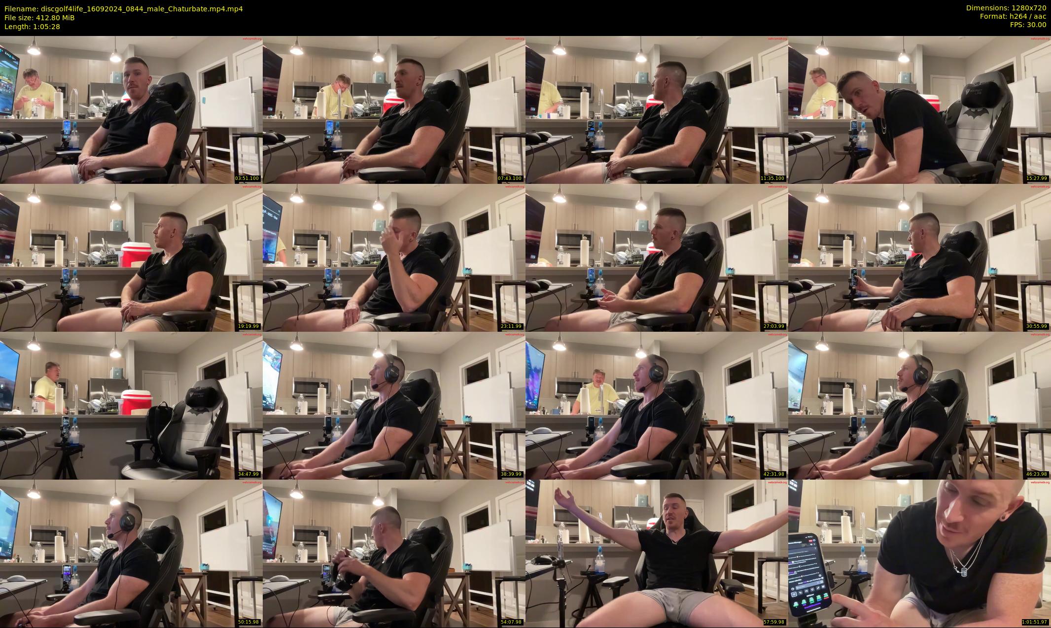discgolf4life — 66 minute Chaturbate male cam show recording, 720p, Sep 16, 2024