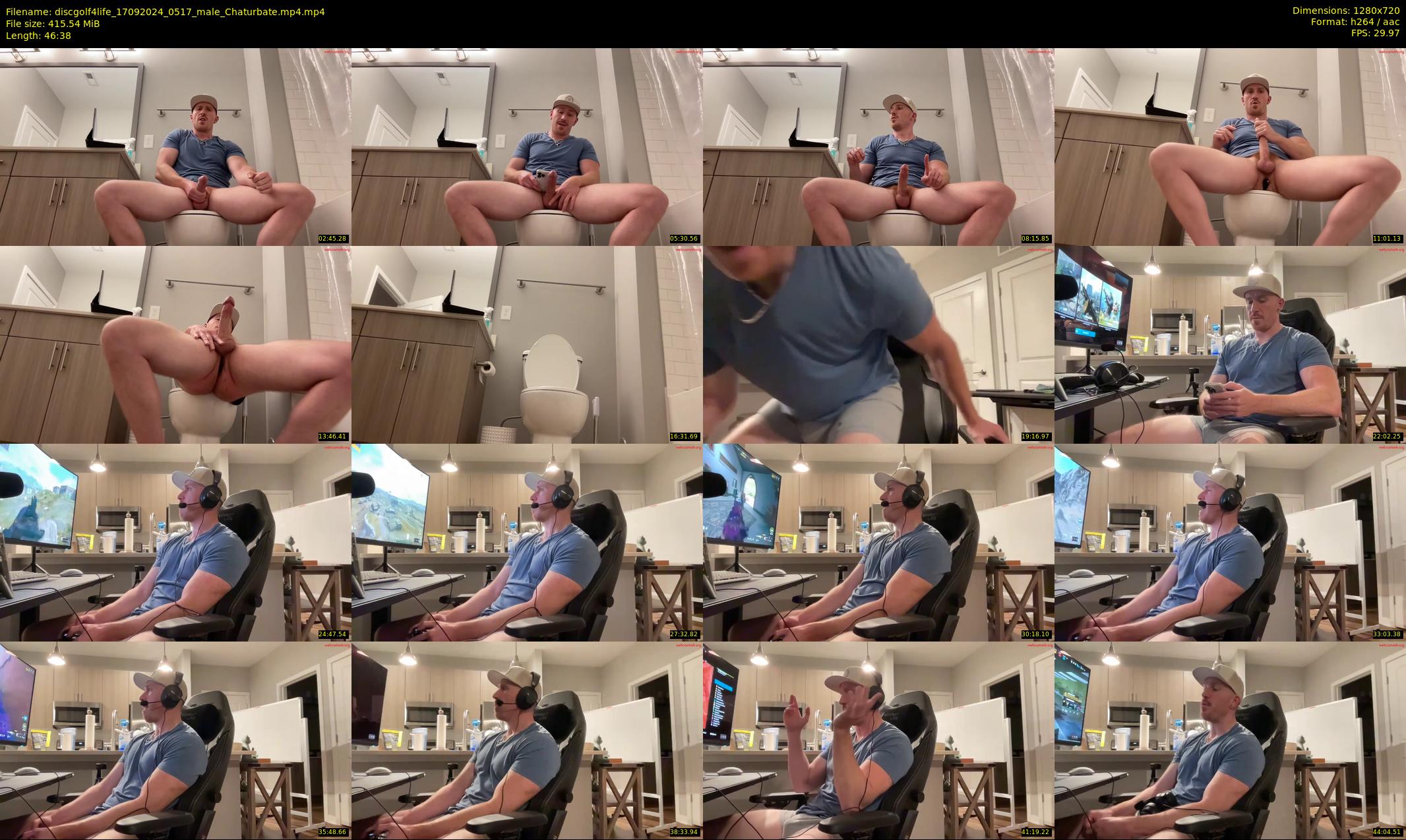 discgolf4life — 47 minute Chaturbate male cam show recording, 720p, Sep 17, 2024