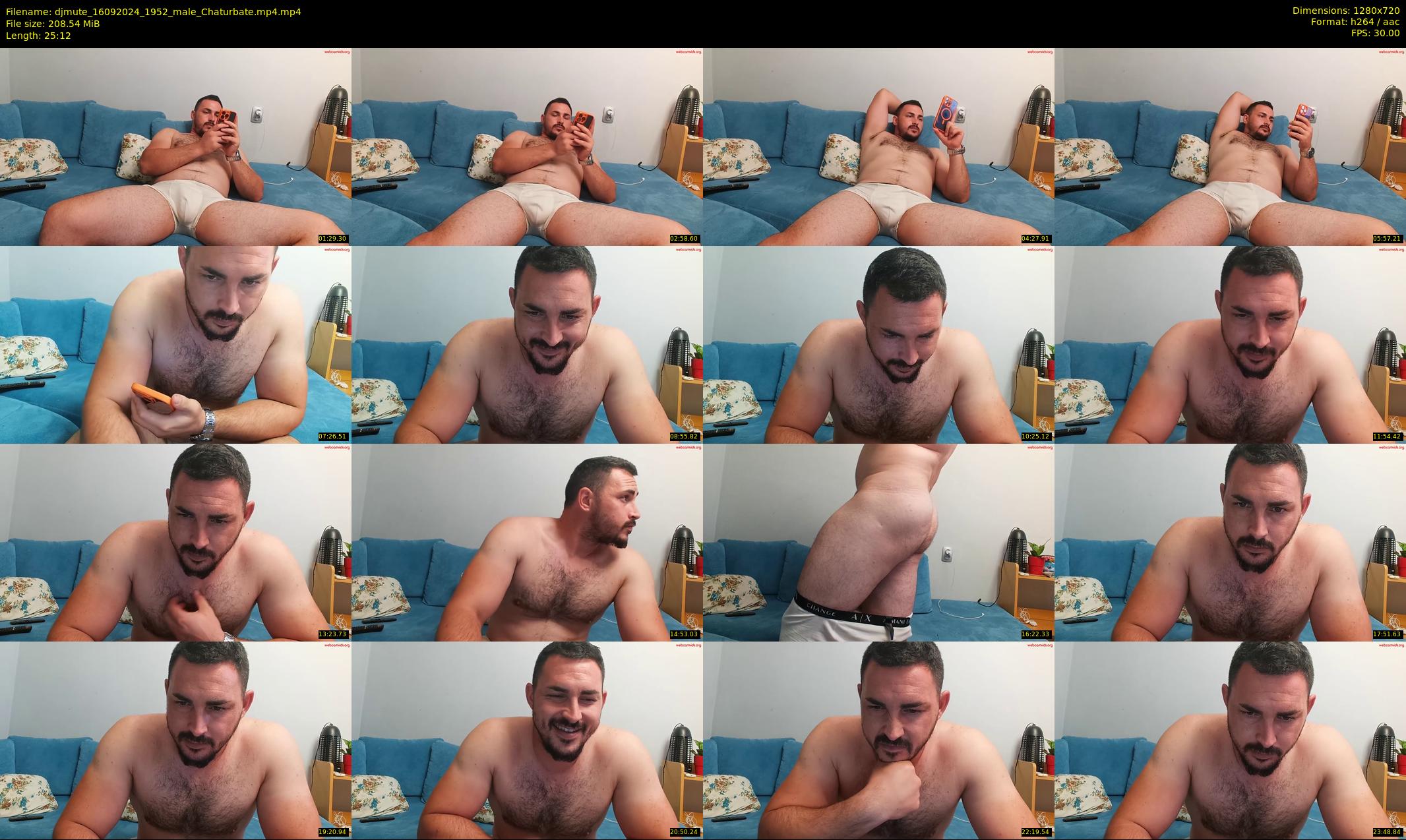 djmute — 26 minute Chaturbate male cam show recording, 720p, Sep 16, 2024