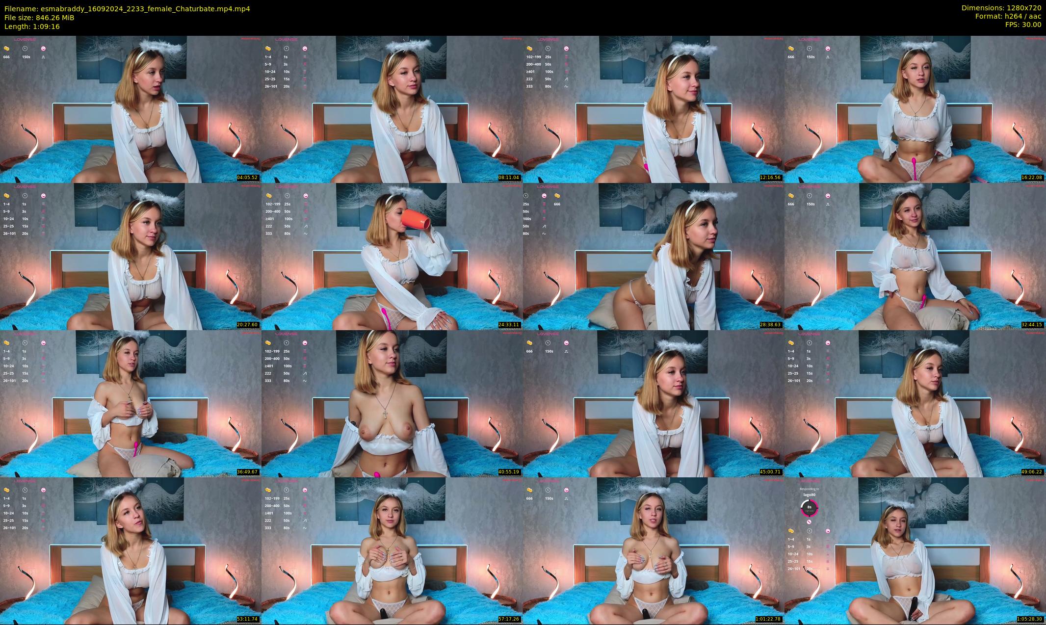 esmabraddy — 70 minute Chaturbate female cam show recording, 720p, Sep 16, 2024