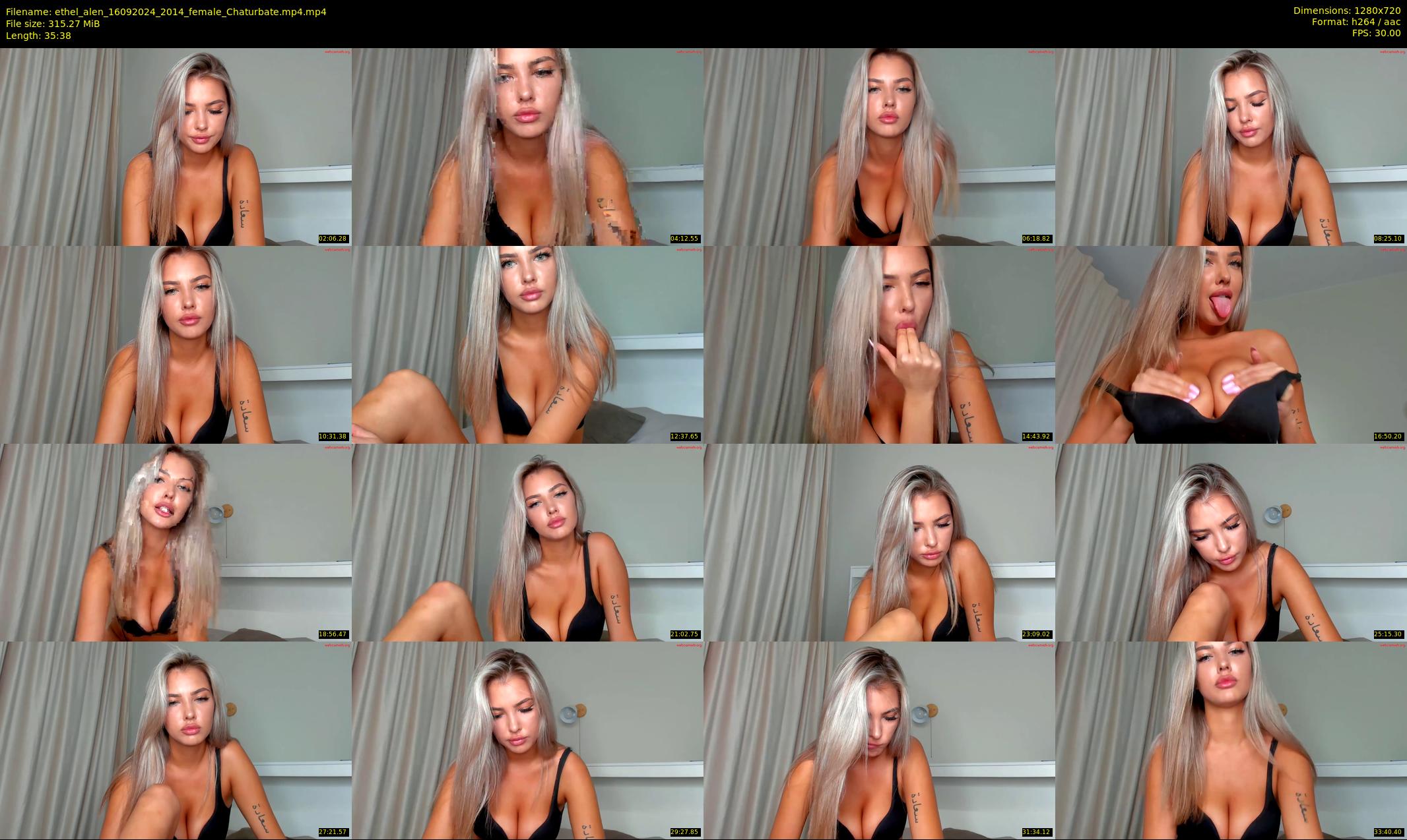ethel_alen — 36 minute Chaturbate female cam show recording, 720p, Sep 16, 2024