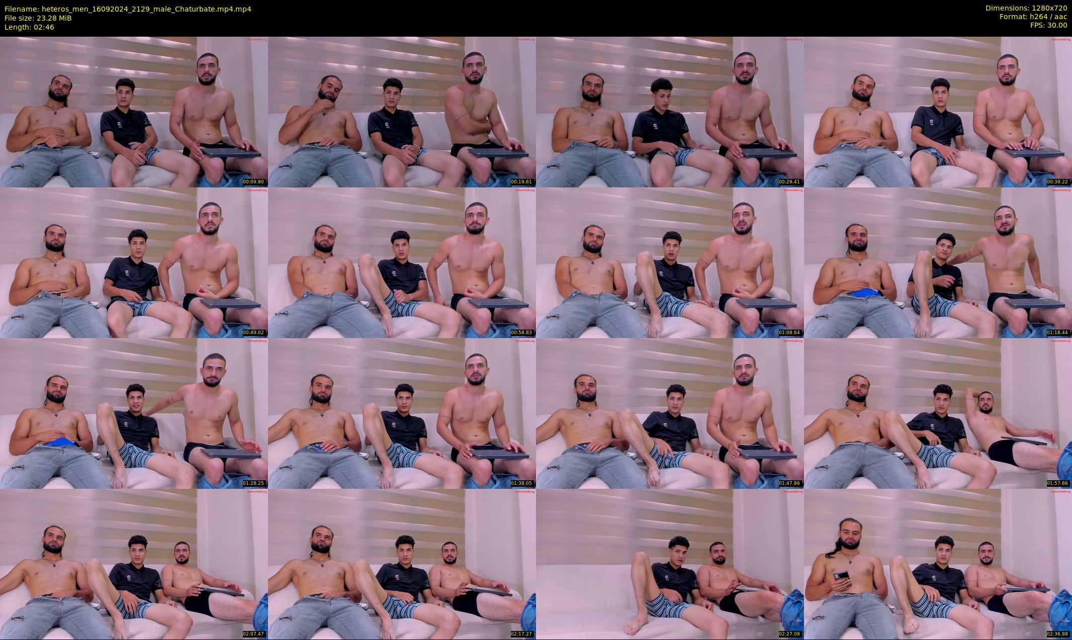 heteros_men — 3 minute Chaturbate male cam show recording, 720p, Sep 16, 2024