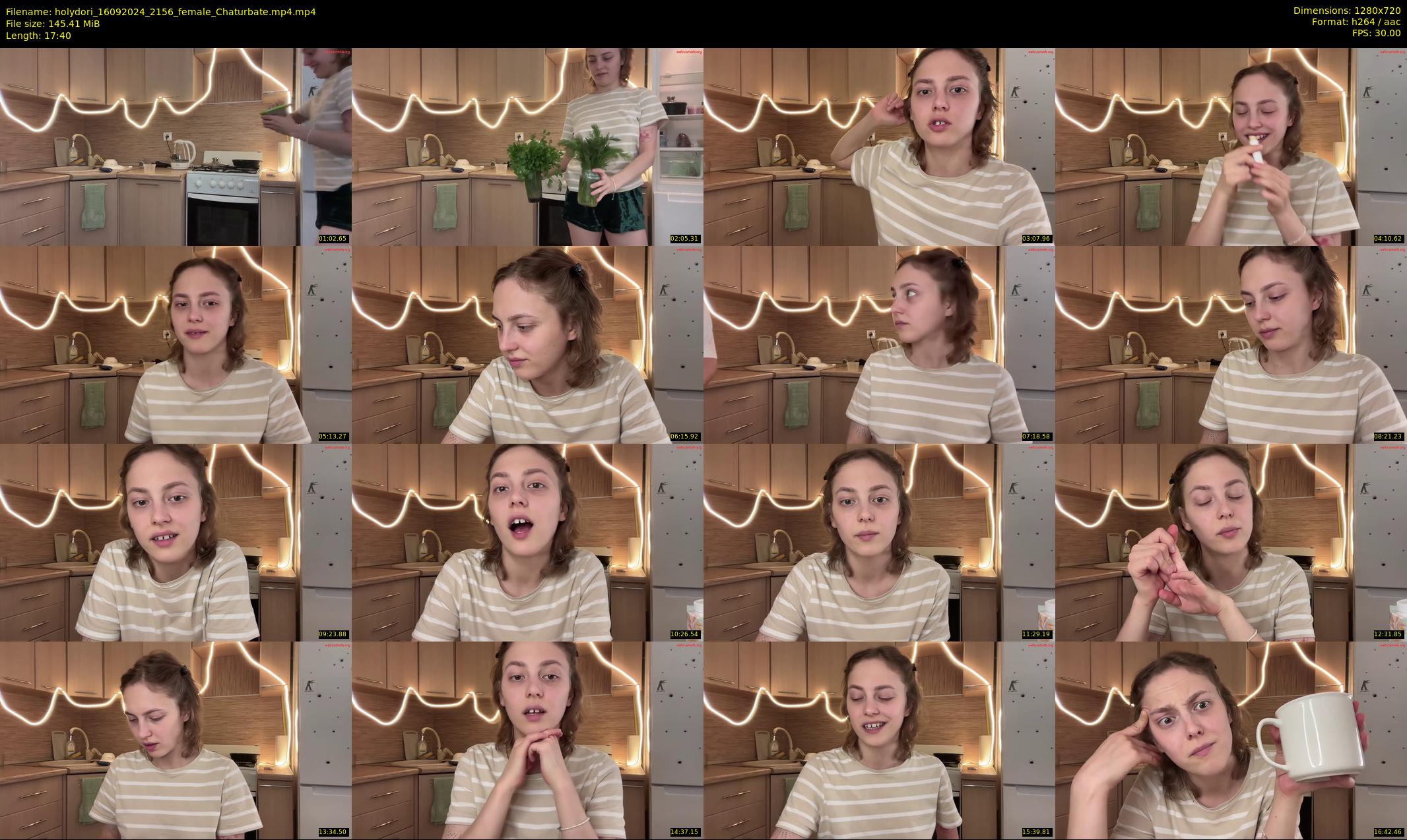 holydori — 18 minute Chaturbate female cam show recording, 720p, Sep 16, 2024