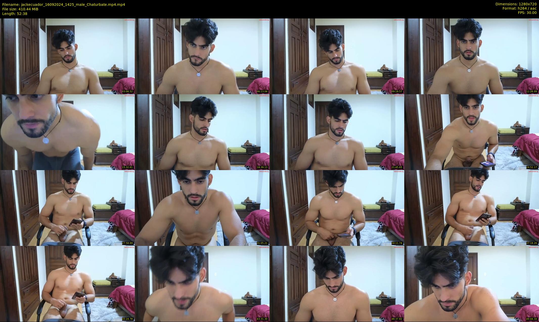 jackecuador — 53 minute Chaturbate male cam show recording, 720p, Sep 16, 2024