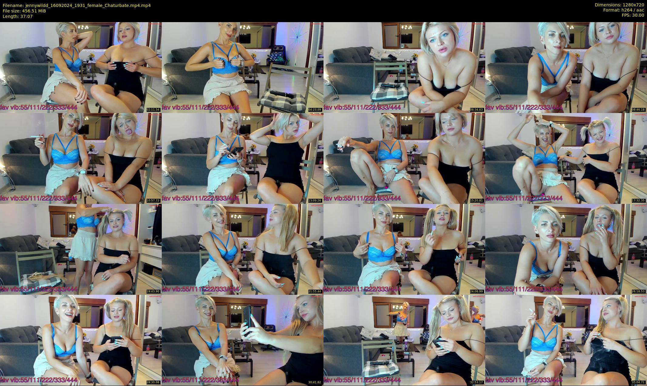 jennywildd — 38 minute Chaturbate female cam show recording, 720p, Sep 16, 2024