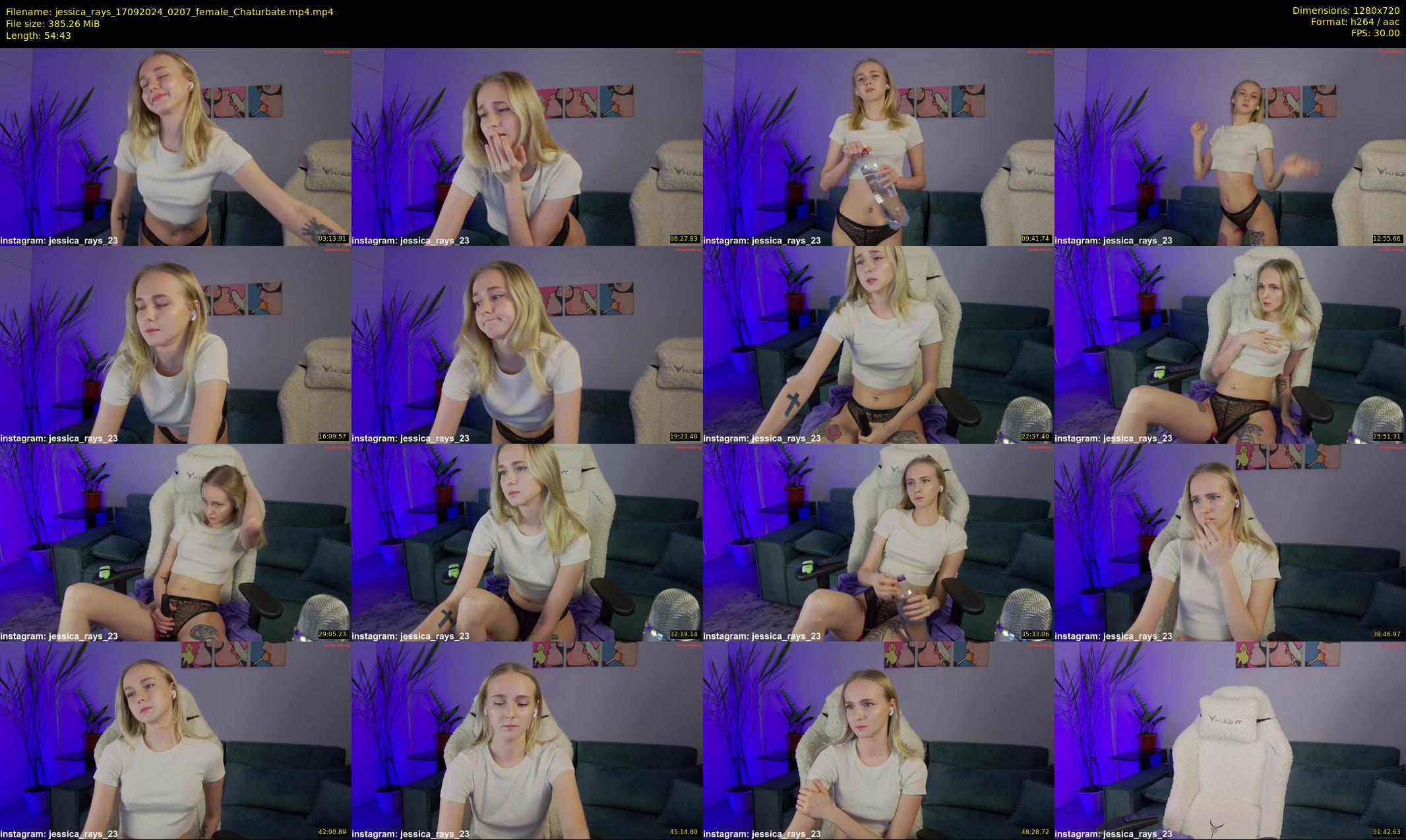 jessica_rays — 55 minute Chaturbate couple cam show recording, 720p, Sep 17, 2024