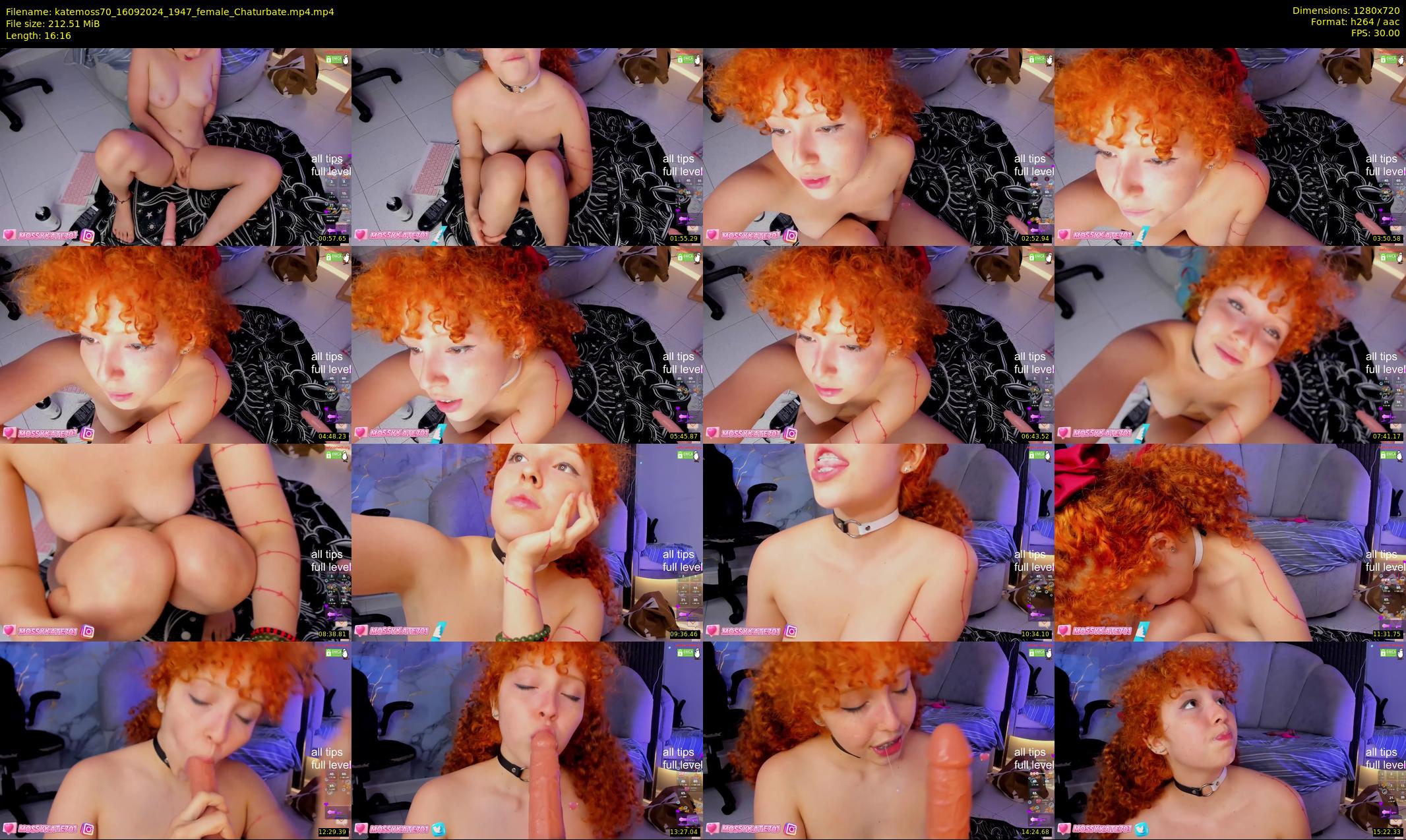 katemoss70 — 17 minute Chaturbate female cam show recording, 720p, Sep 16, 2024