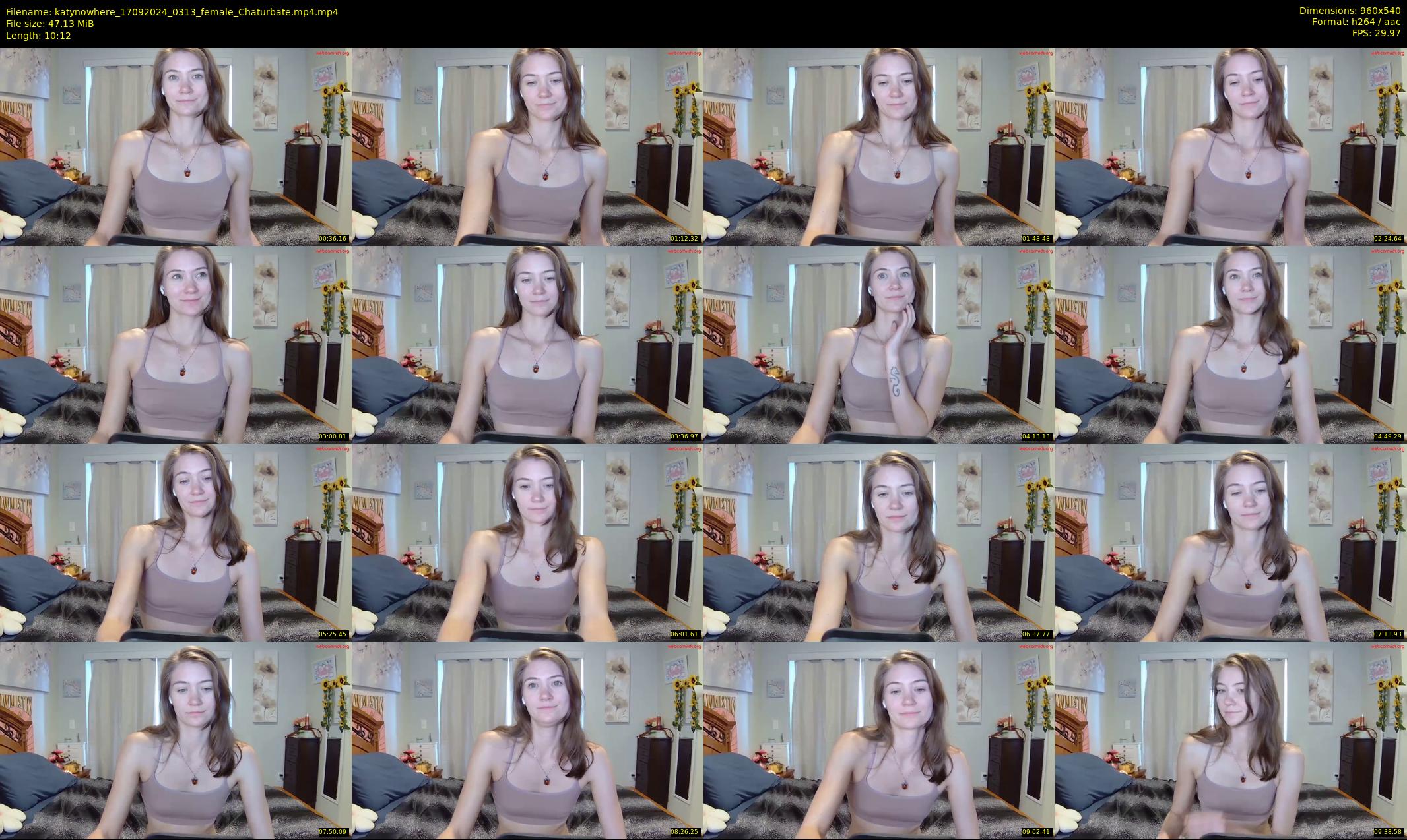 katynowhere — 11 minute Chaturbate female cam show recording, 480p, Sep 17, 2024