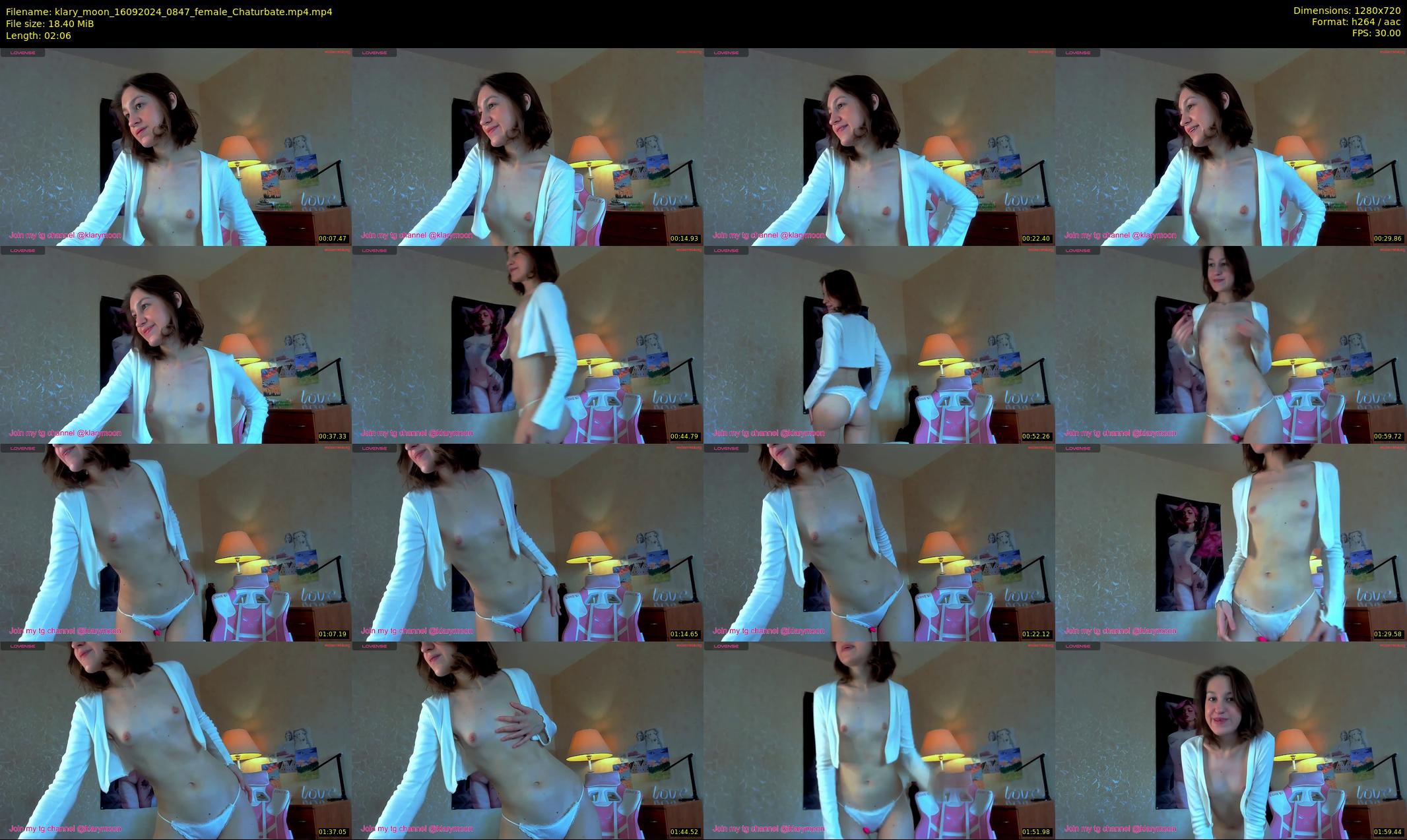 klary_moon — 3 minute Chaturbate female cam show recording, 720p, Sep 16, 2024