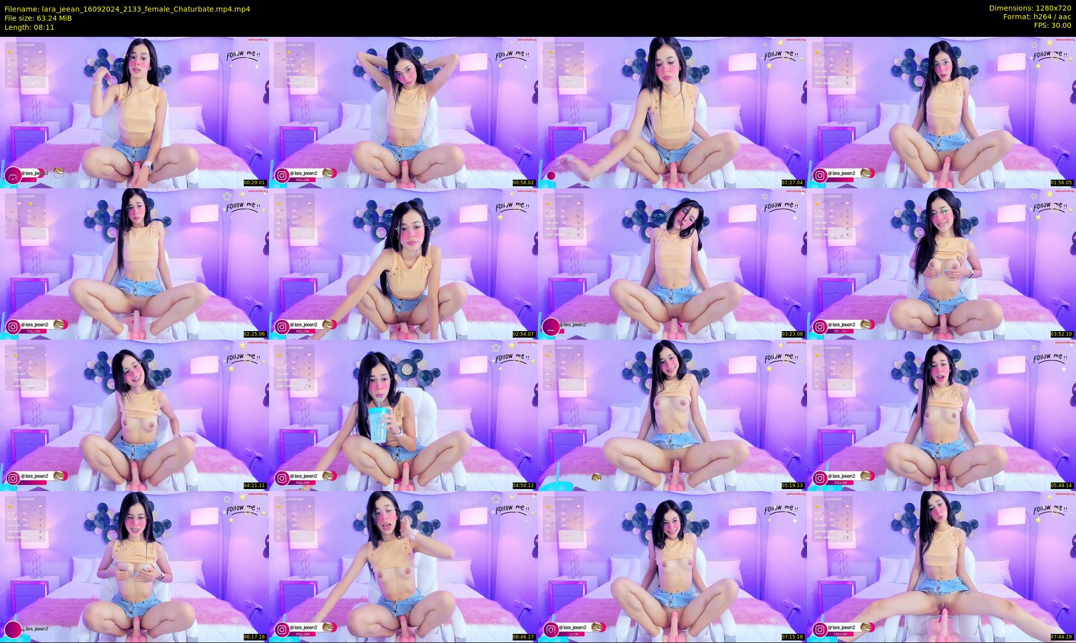 lara_jeean — 9 minute Chaturbate female cam show recording, 720p, Sep 16, 2024