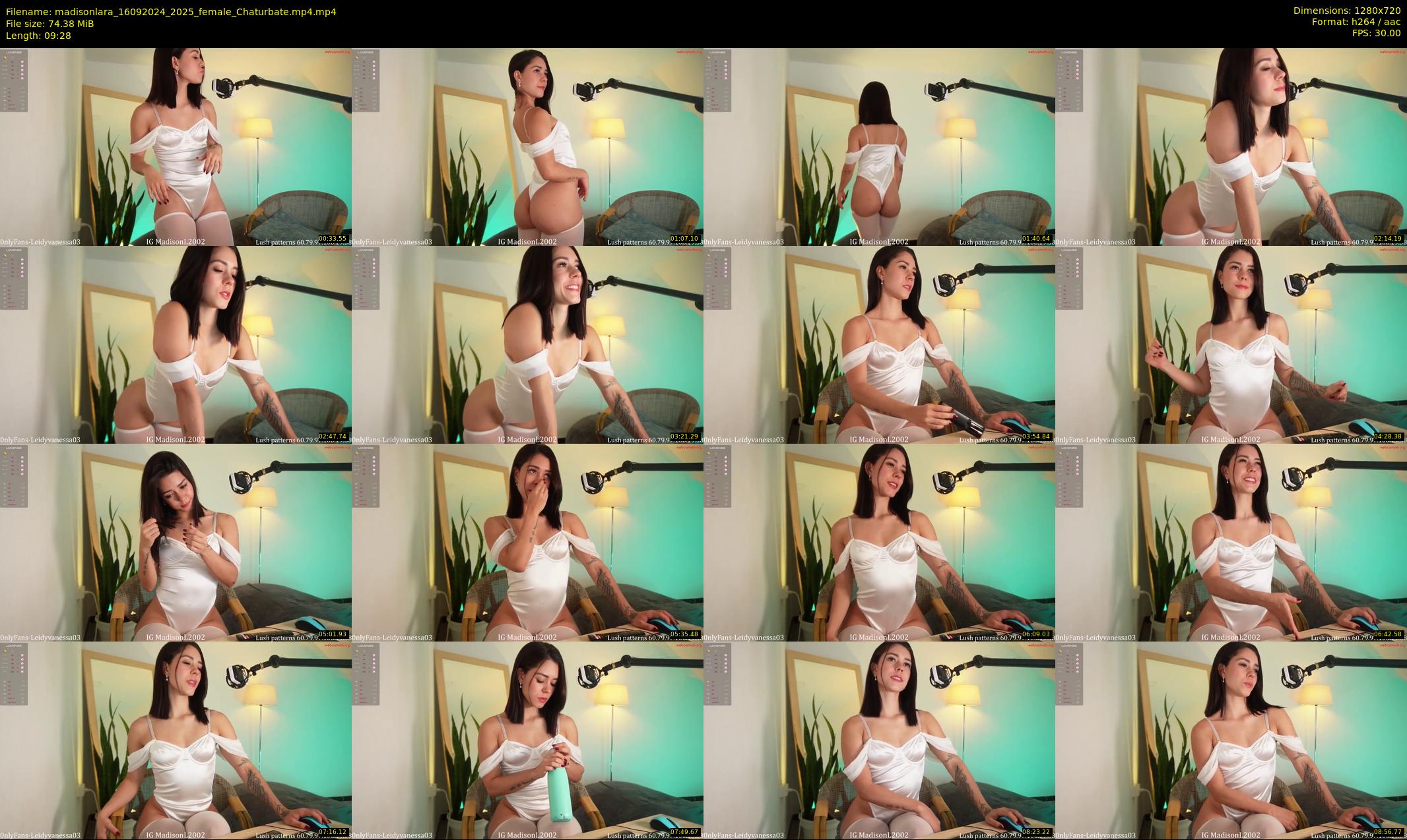 madisonlara — 10 minute Chaturbate female cam show recording, 720p, Sep 16, 2024