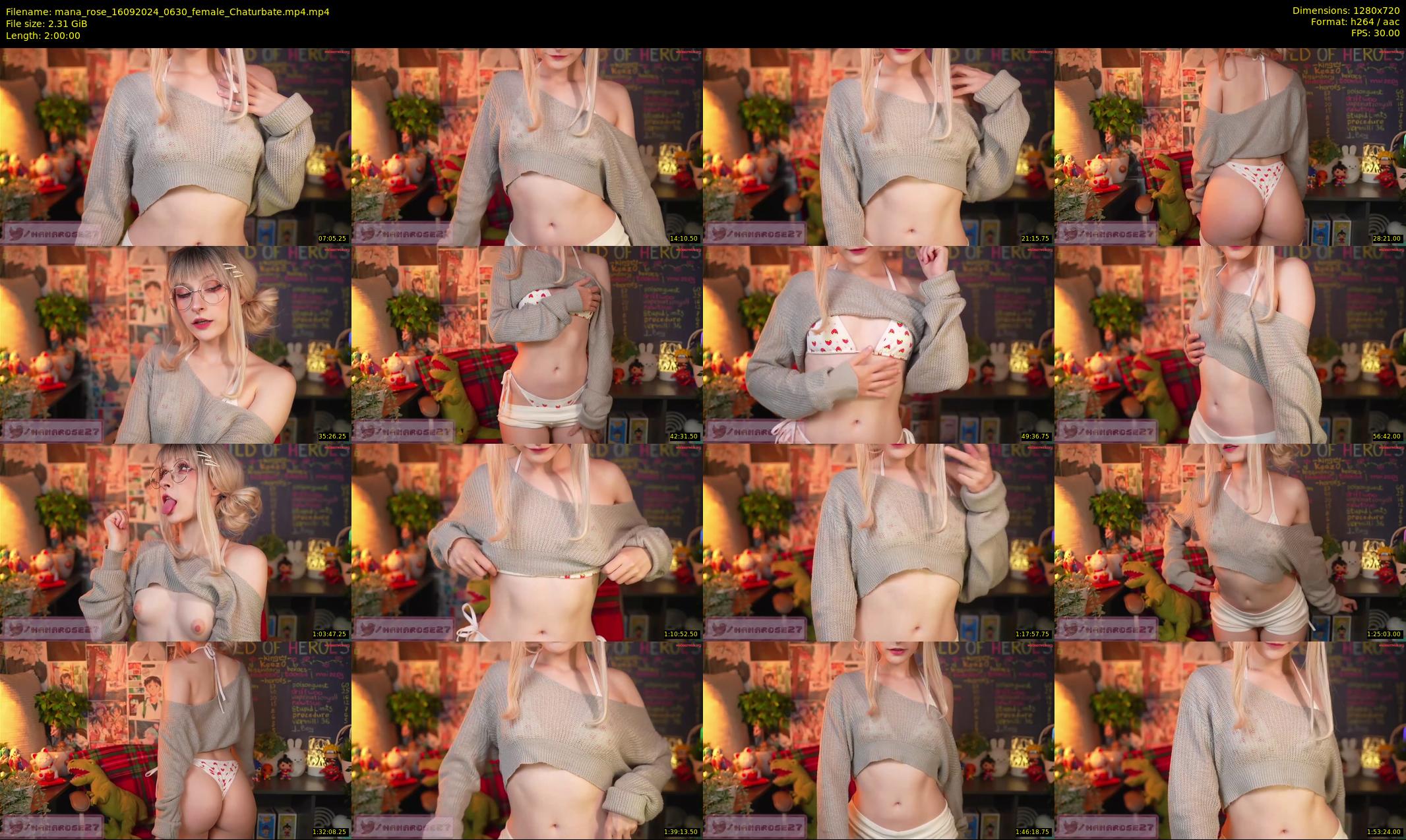 mana_rose — 120 minute Chaturbate female cam show recording, 720p, Sep 16, 2024