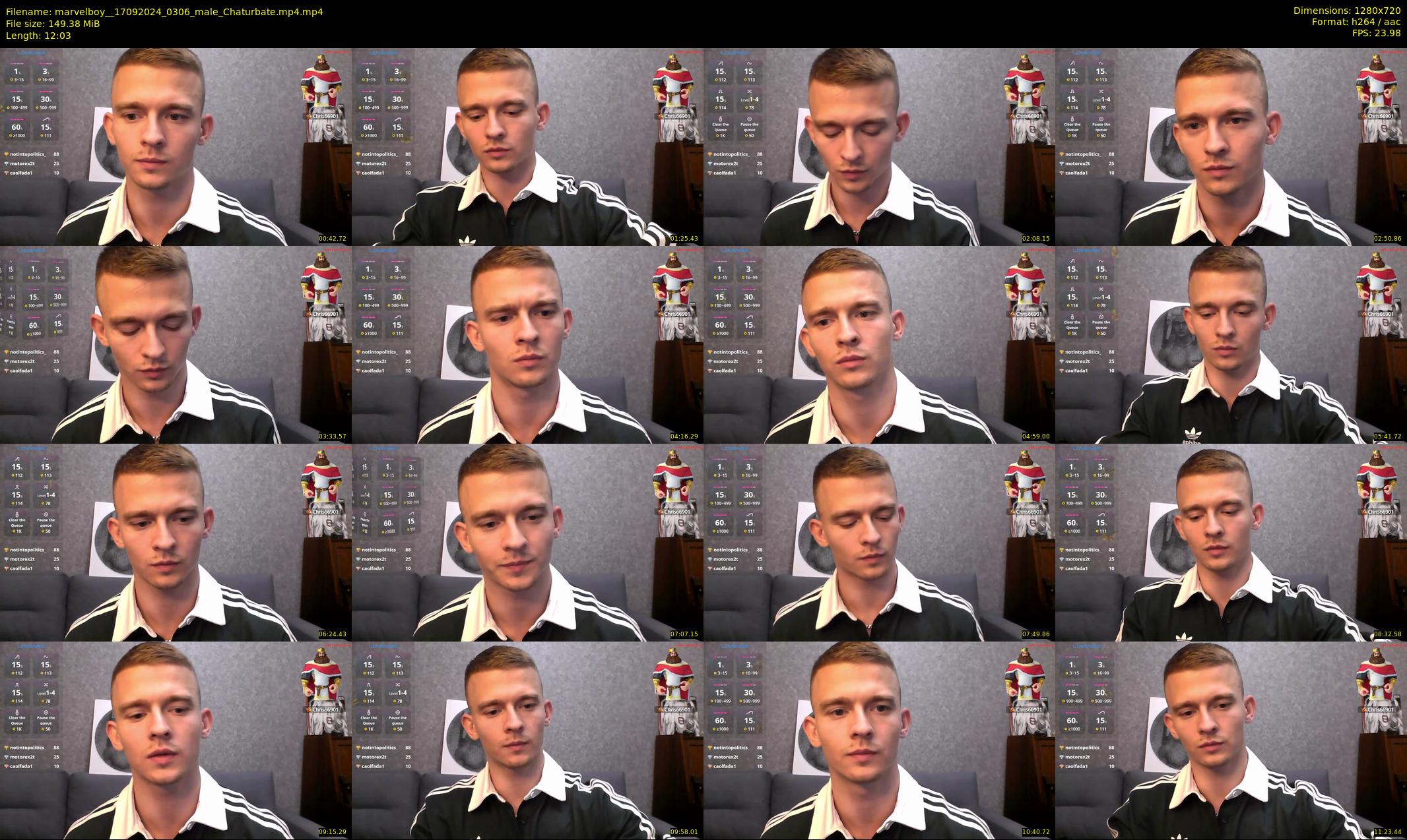 marvelboy_ — 13 minute Chaturbate male cam show recording, 720p, Sep 17, 2024