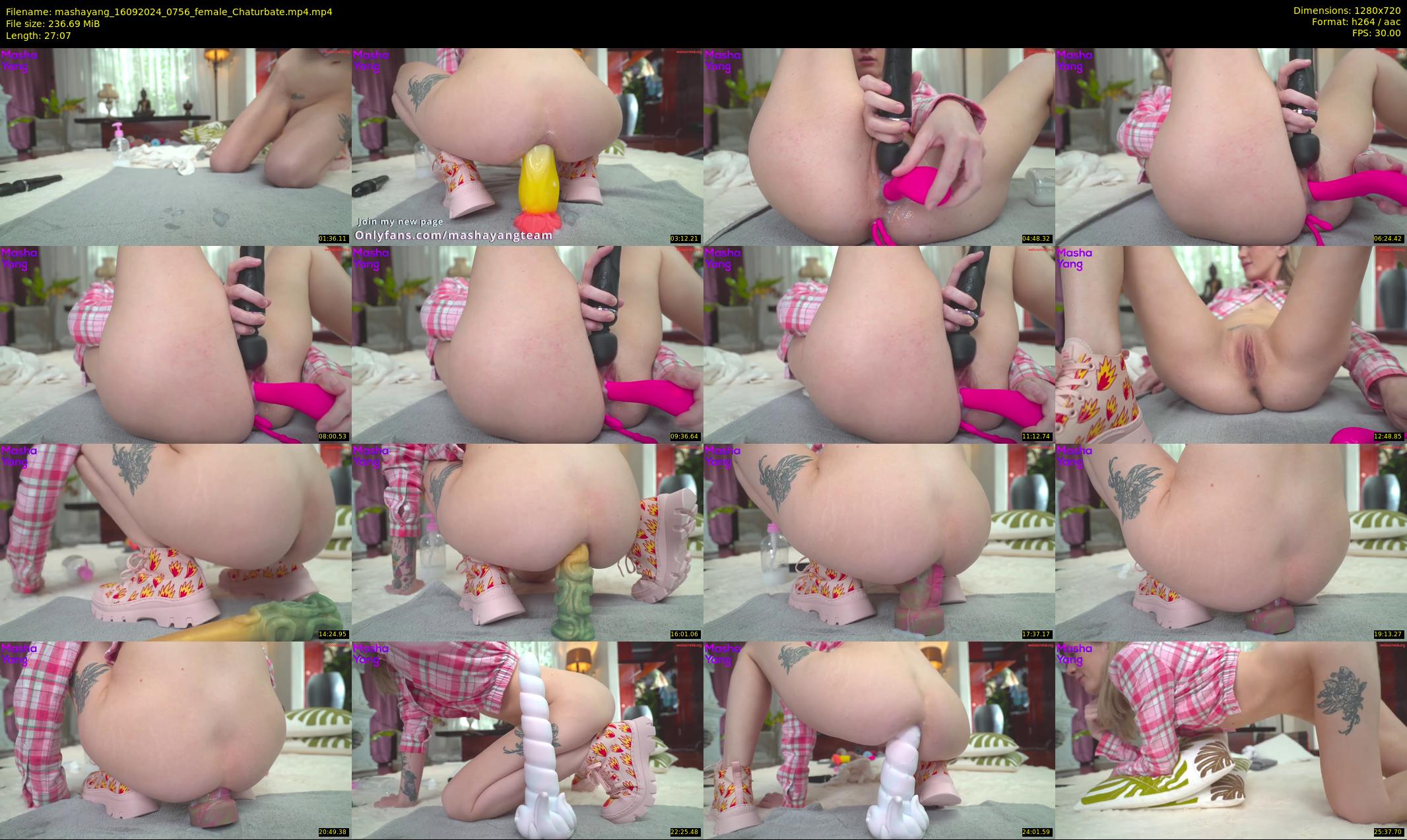 mashayang — 28 minute Chaturbate female cam show recording, 720p, Sep 16, 2024