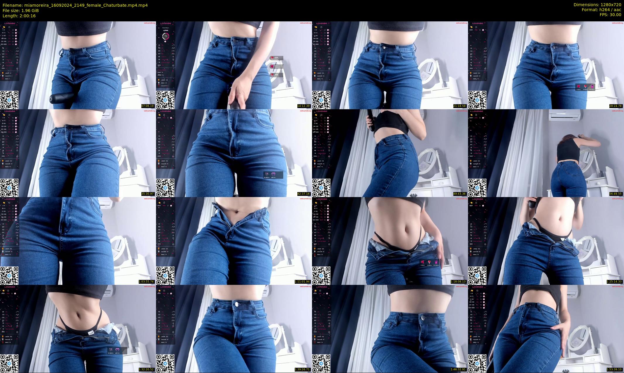 miamoreira — 121 minute Chaturbate female cam show recording, 720p, Sep 16, 2024