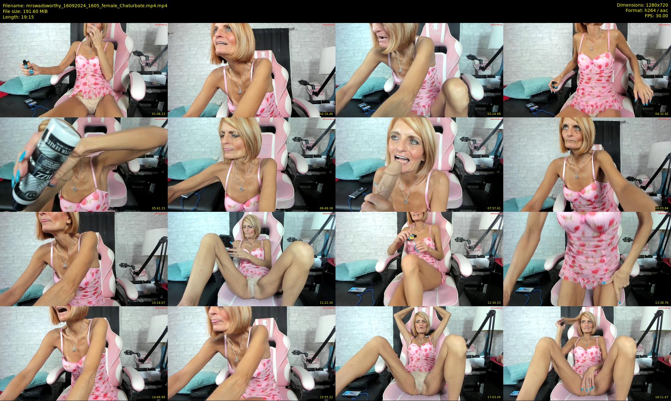 mrswadsworthy — 20 minute Chaturbate female cam show recording, 720p, Sep 16, 2024