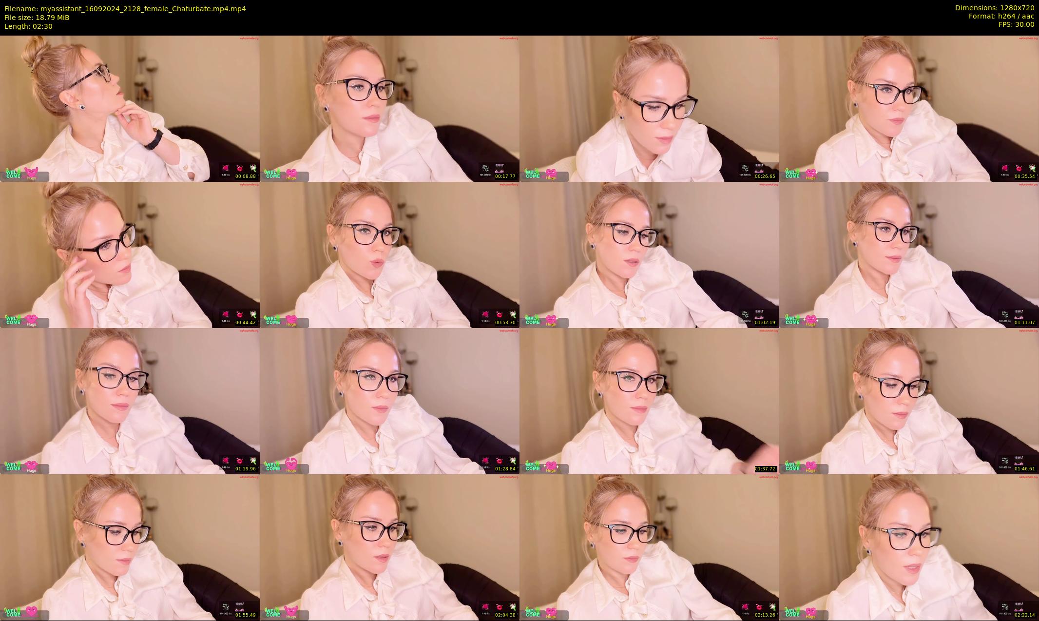 myassistant — 3 minute Chaturbate female cam show recording, 720p, Sep 16, 2024