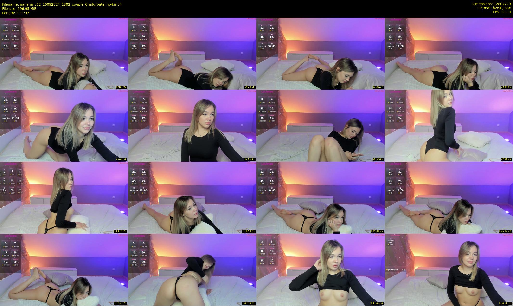 nanami_v02 — 122 minute Chaturbate couple cam show recording, 720p, Sep 16, 2024