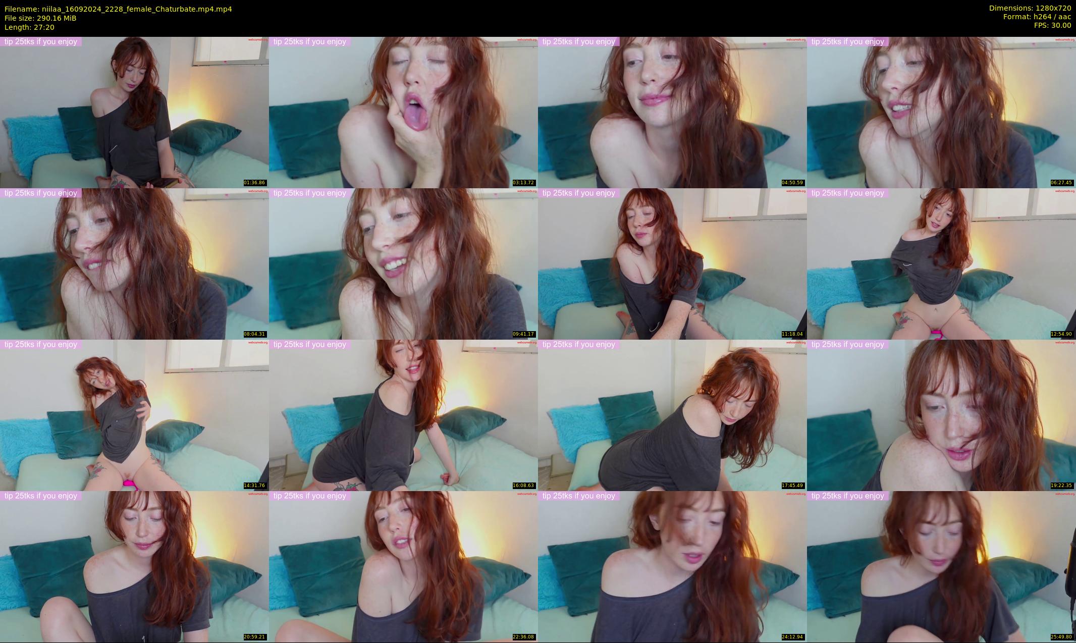 niilaa — 28 minute Chaturbate female cam show recording, 720p, Sep 16, 2024