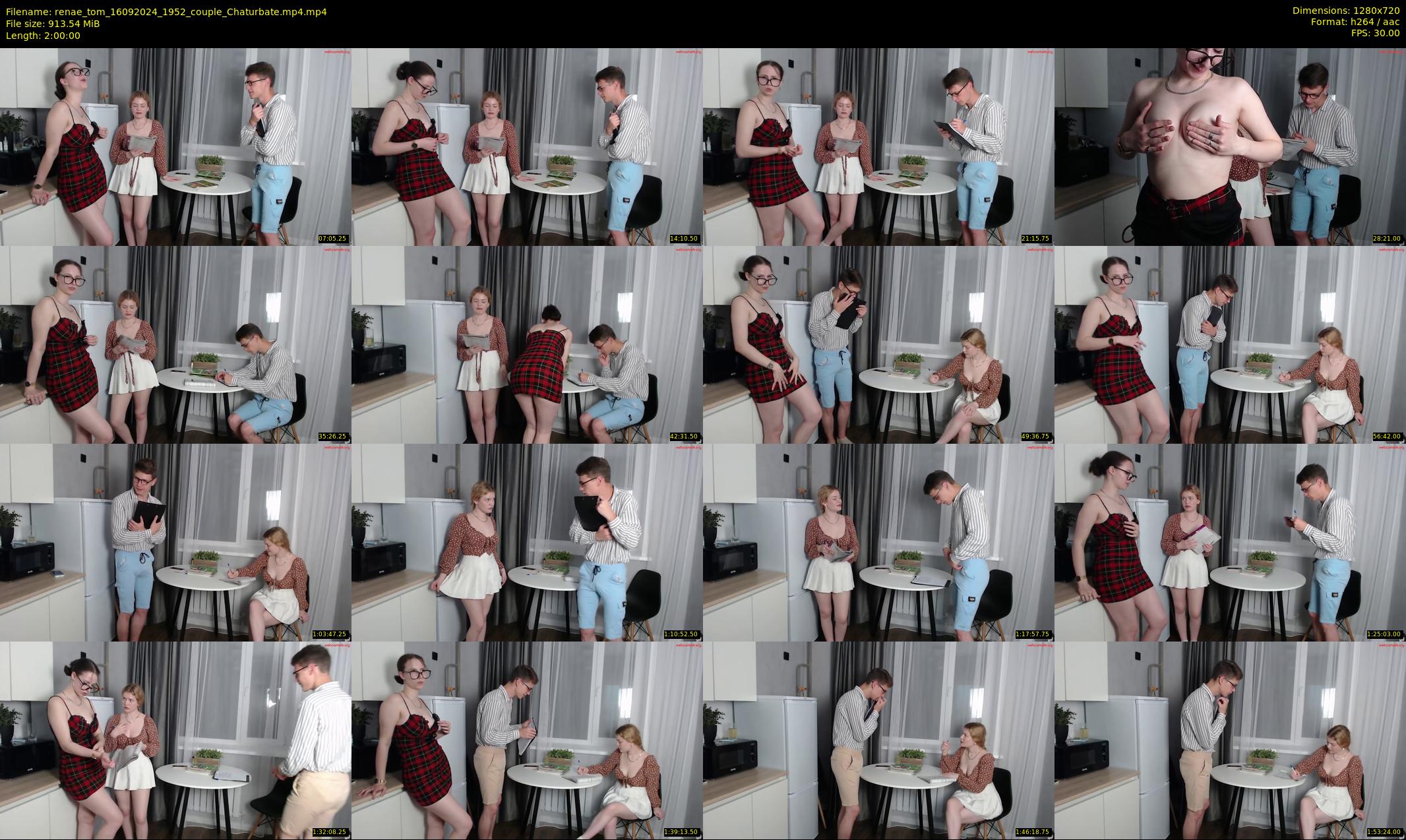 renae_tom — 120 minute Chaturbate couple cam show recording, 720p, Sep 16, 2024