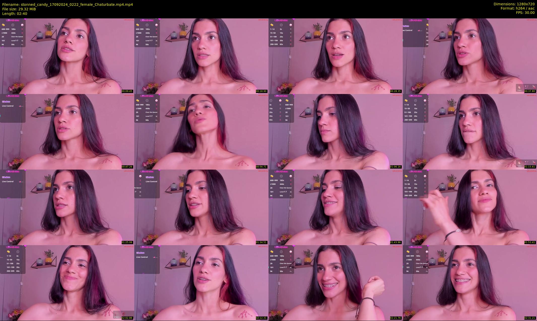 stonned_candy — 3 minute Chaturbate female cam show recording, 720p, Sep 17, 2024