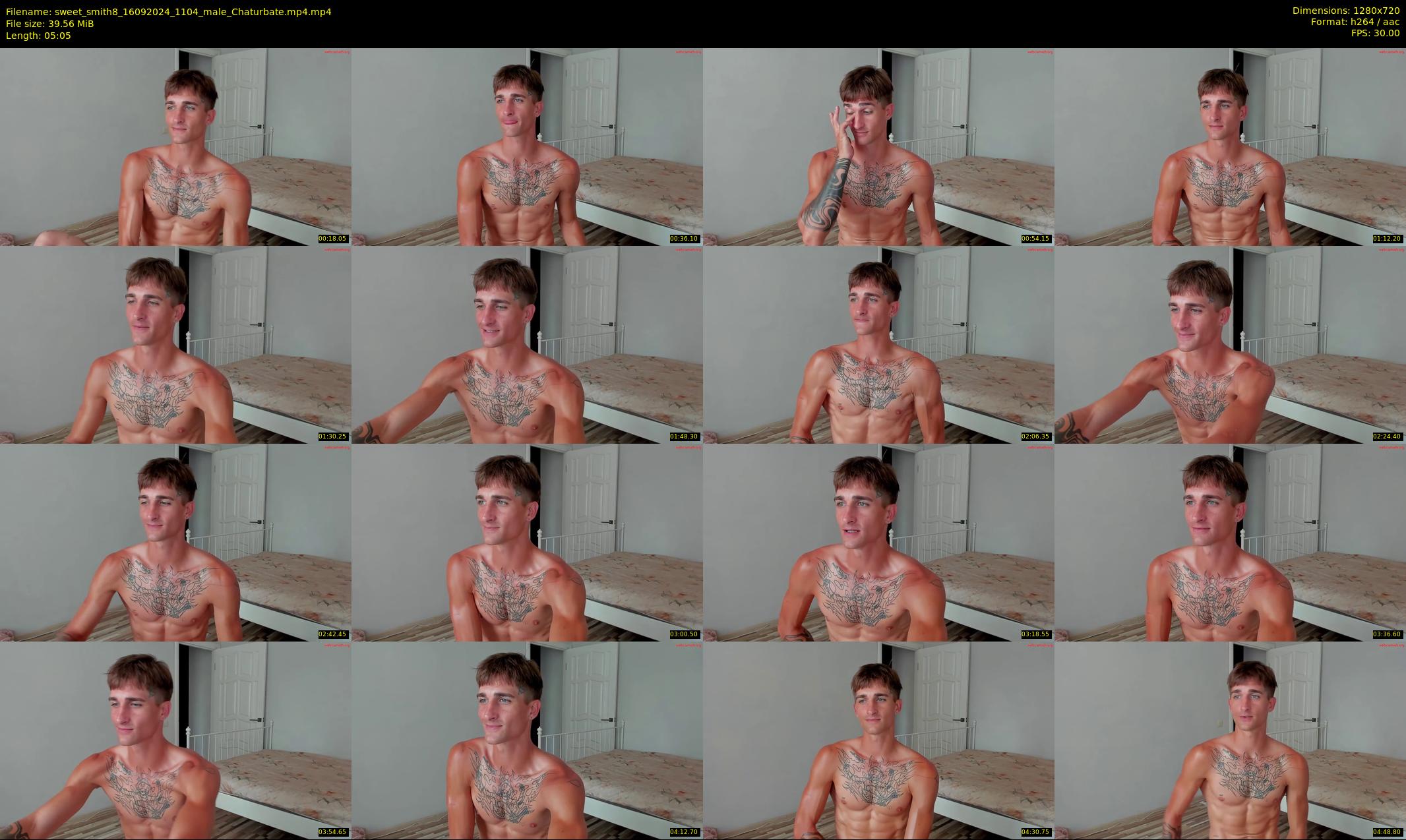 sweet_smith8 — 6 minute Chaturbate male cam show recording, 720p, Sep 16, 2024