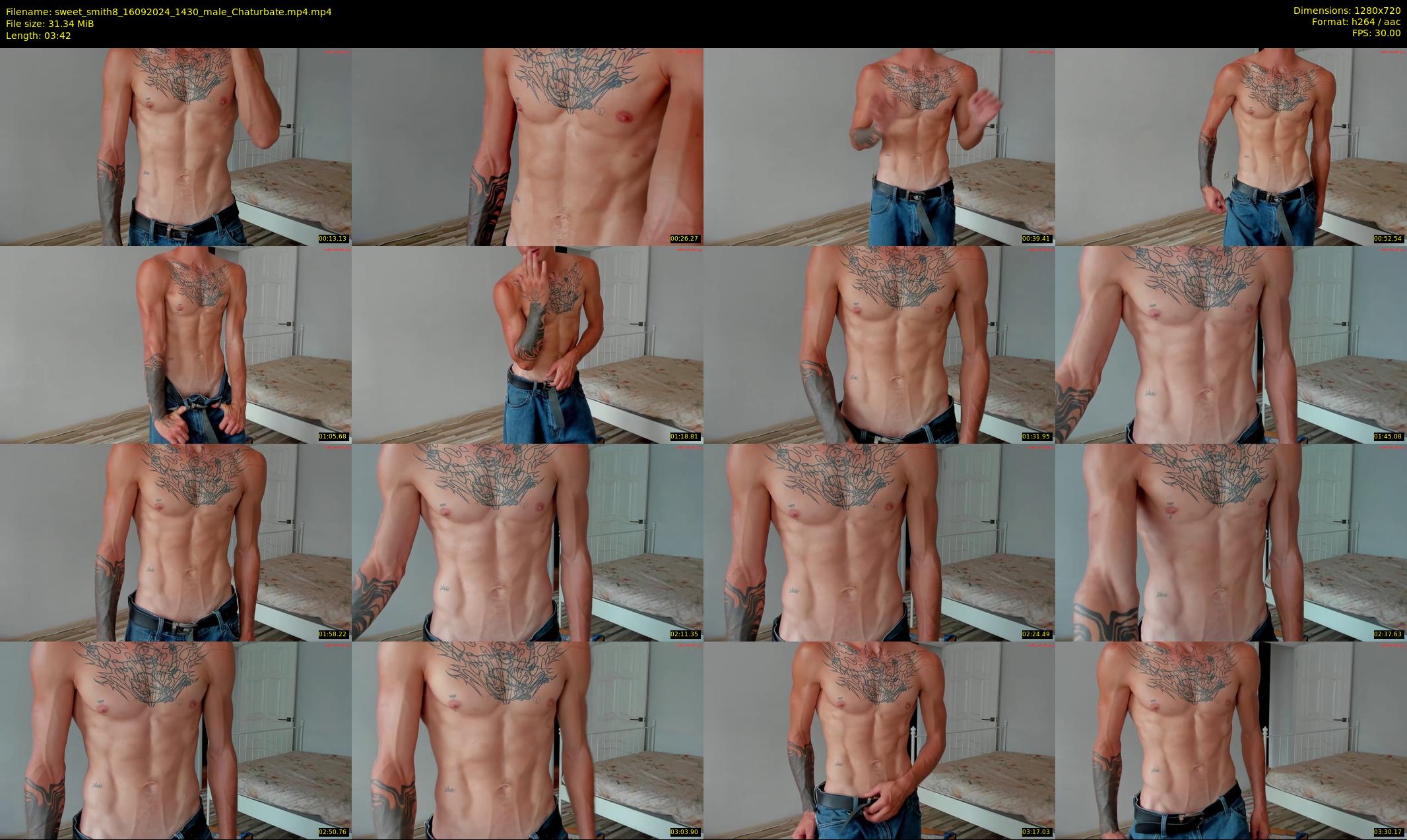 sweet_smith8 — 4 minute Chaturbate male cam show recording, 720p, Sep 16, 2024