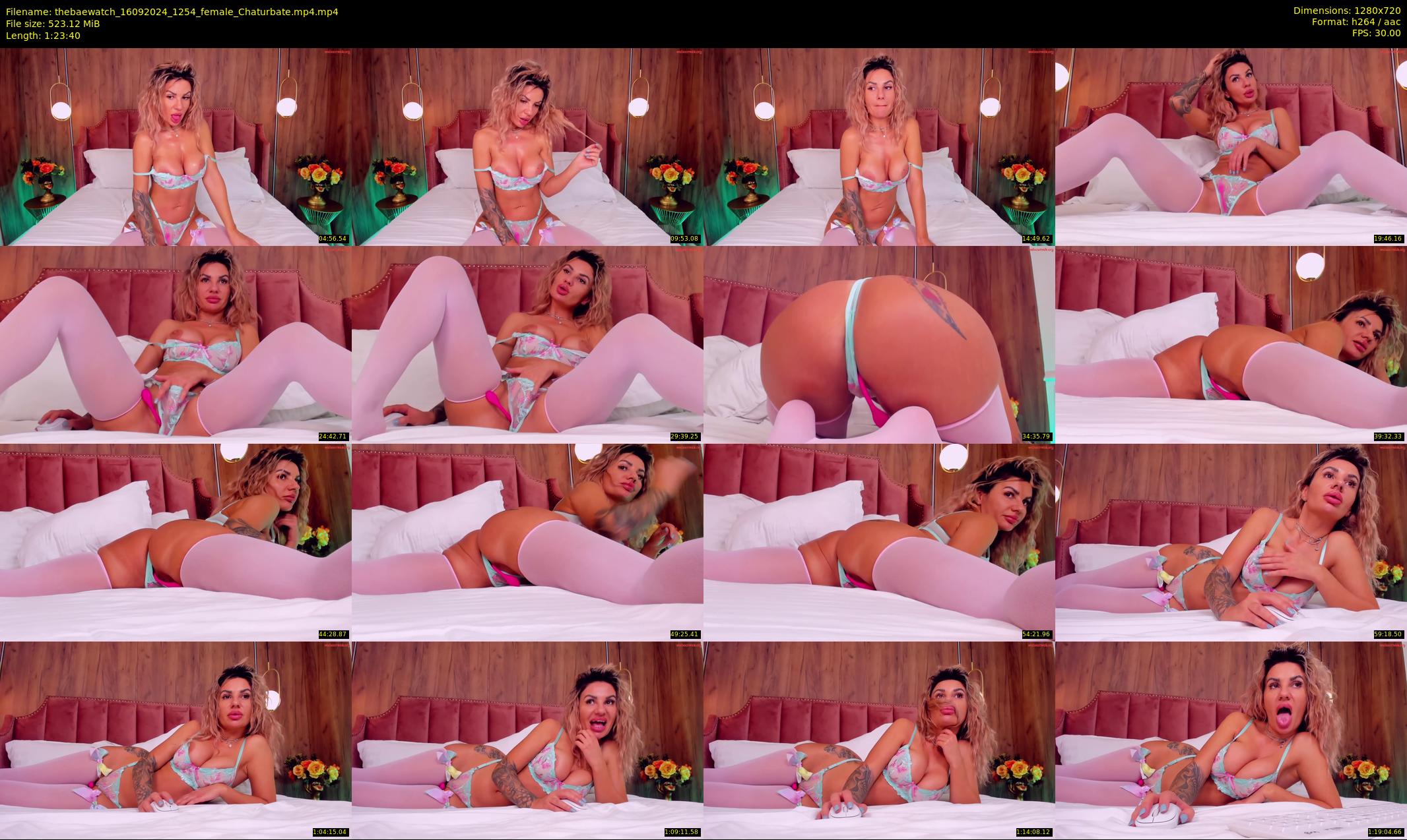 thebaewatch — 84 minute Chaturbate female cam show recording, 720p, Sep 16, 2024