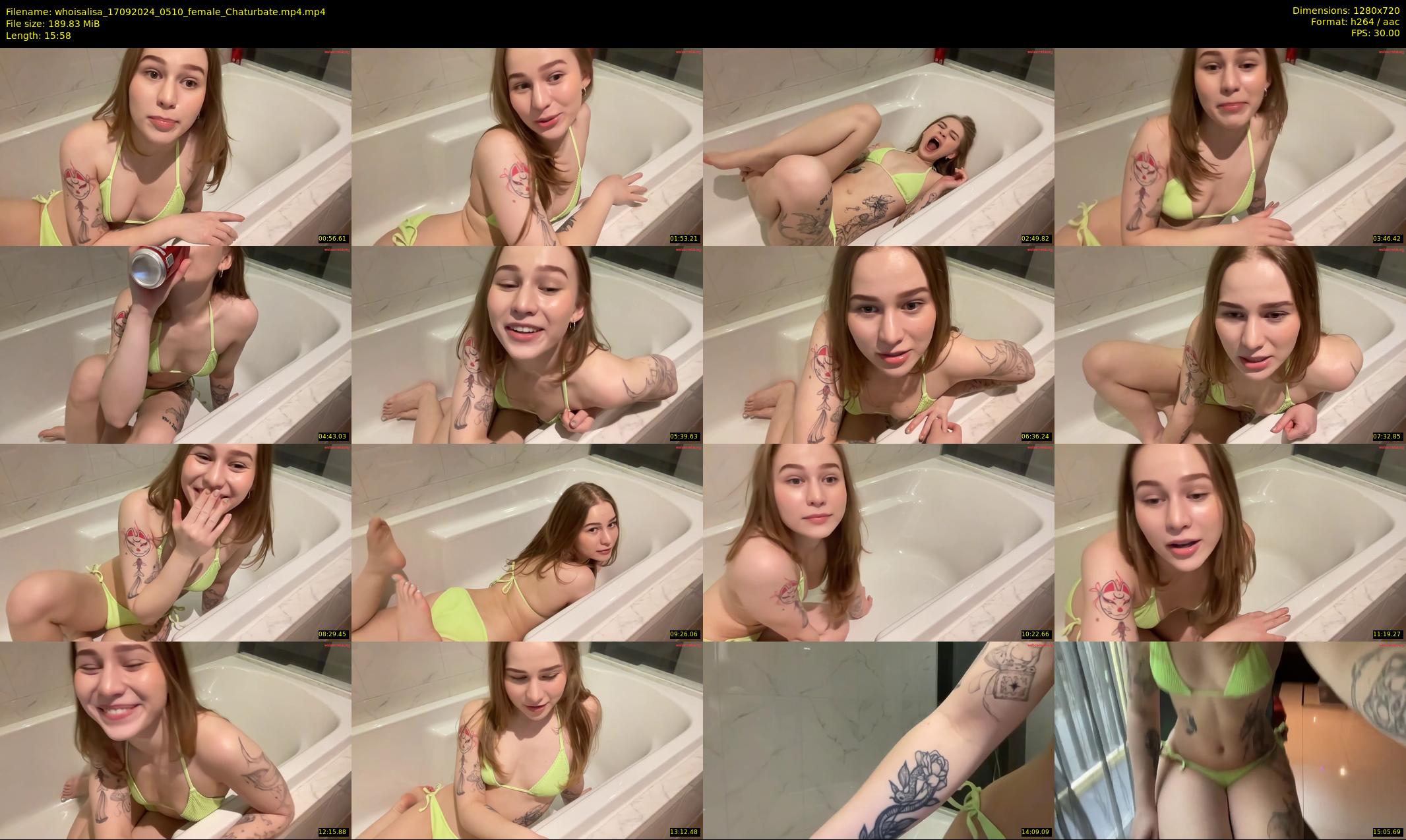whoisalisa — 16 minute Chaturbate female cam show recording, 720p, Sep 17, 2024