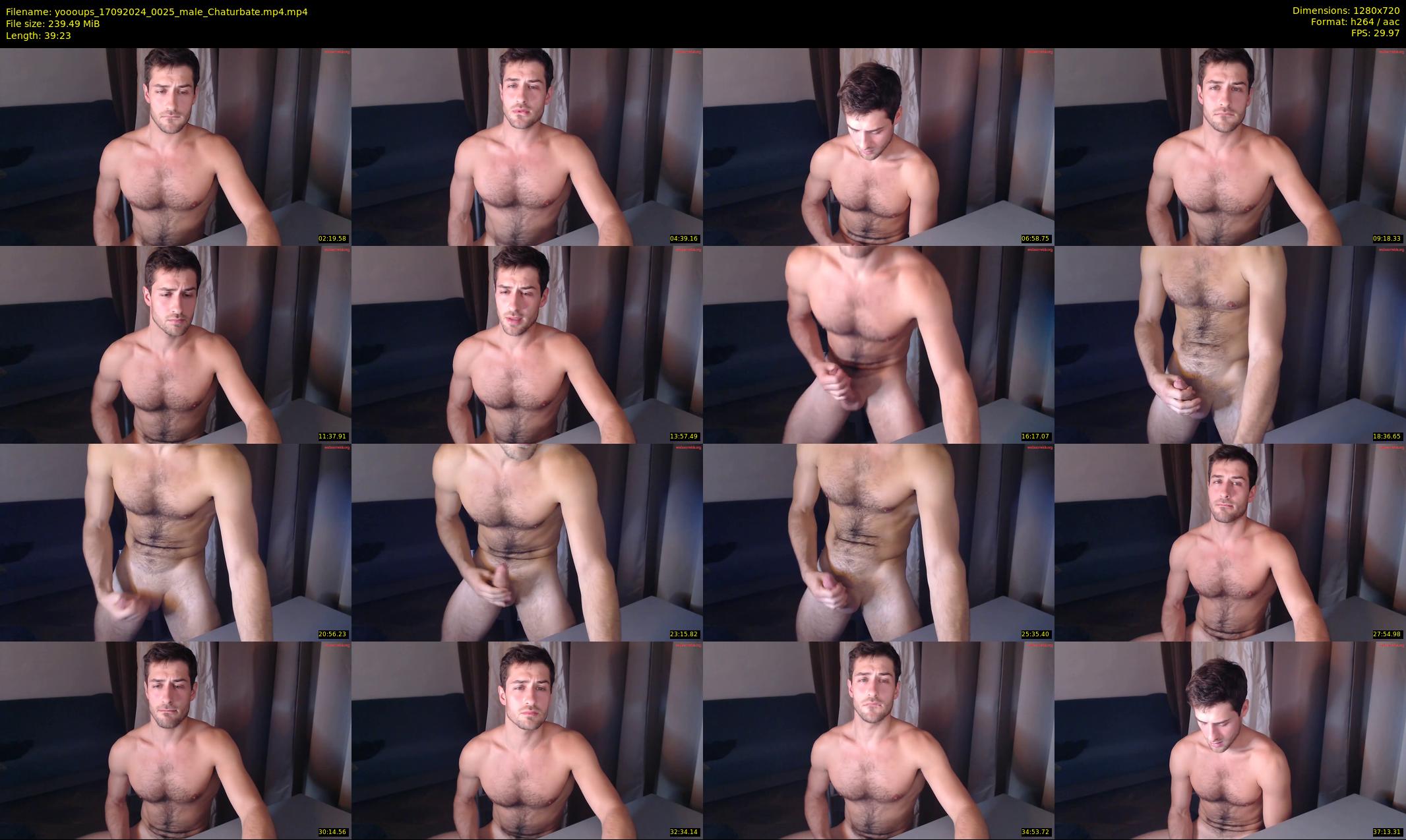 yoooups — 40 minute Chaturbate male cam show recording, 720p, Sep 17, 2024
